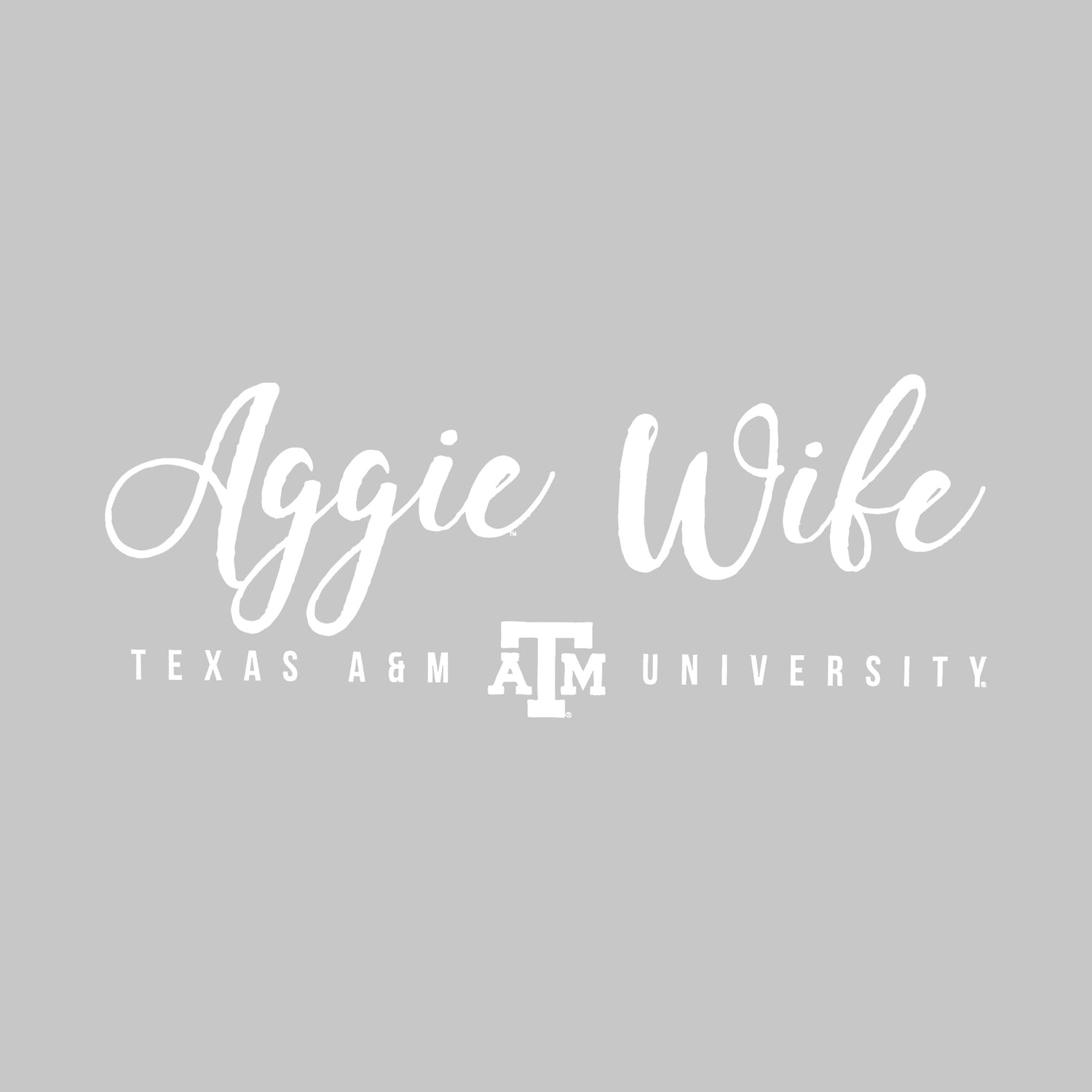 Texas A&M Aggie Wife Vinyl Decal