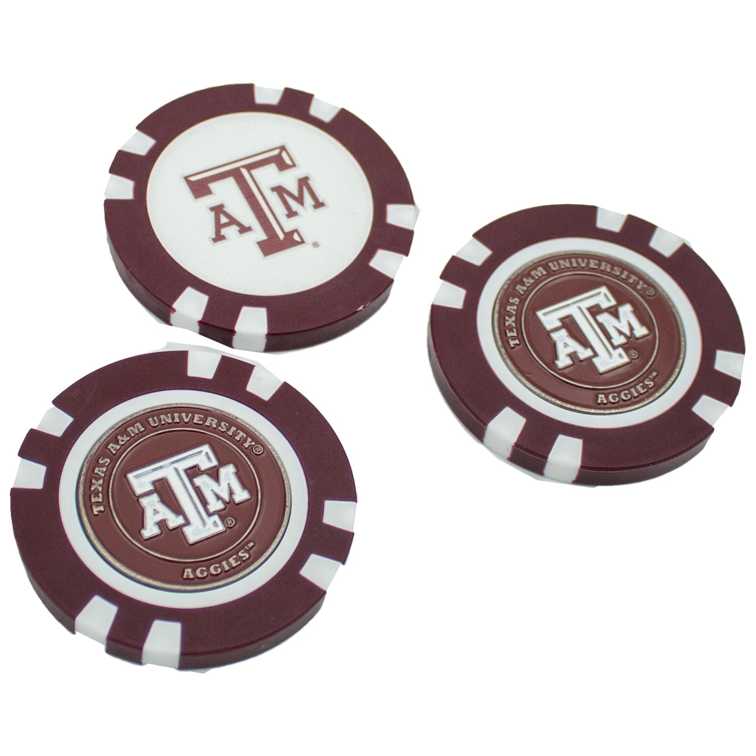 Texas A&M Ball Marker Chip Pack