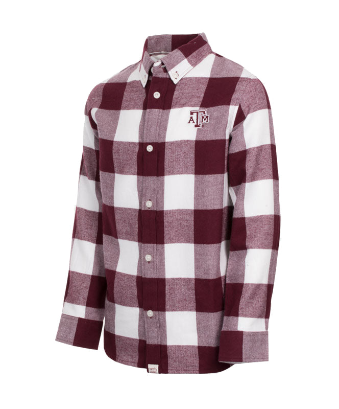 Garb Texas A&M Toddler Nicholas Flannel Shirt