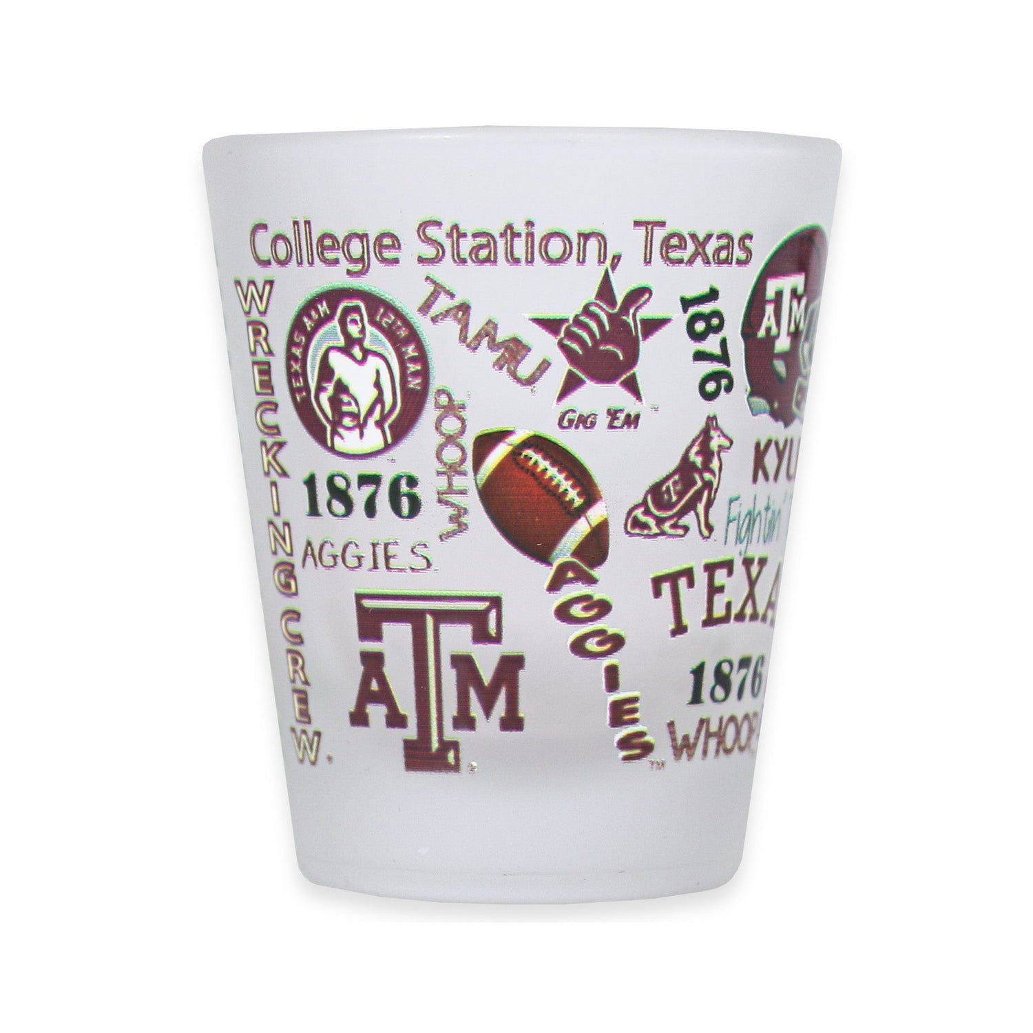 Texas A&M Aggies Frosted Shot Glass