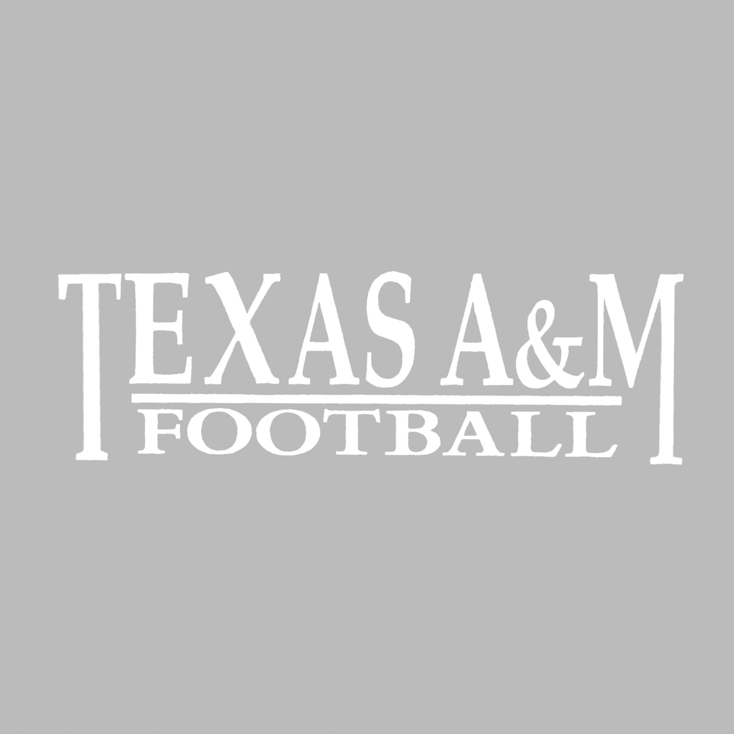 Texas A&M Football Decal
