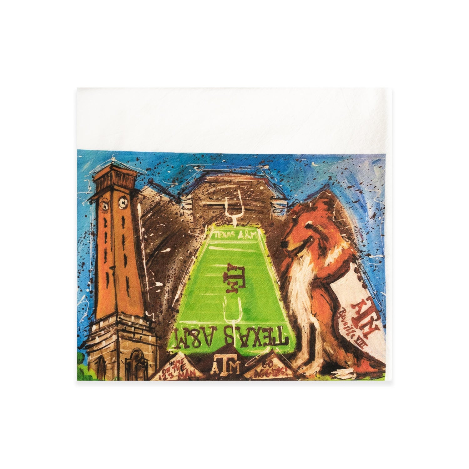 Texas A&M Heidi Hensley Tea Towel