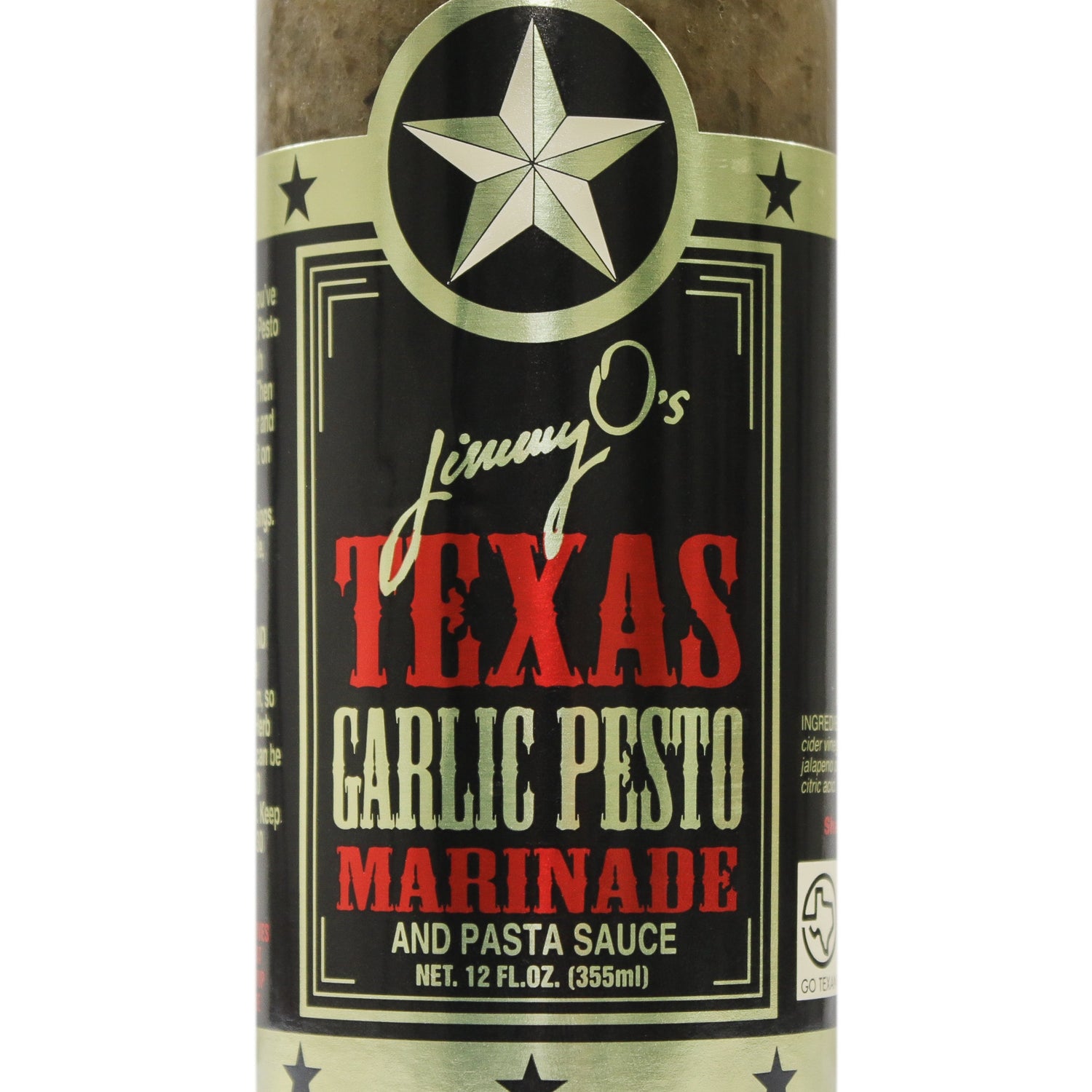 Jimmy O's Texas Garlic Pesto Marinade