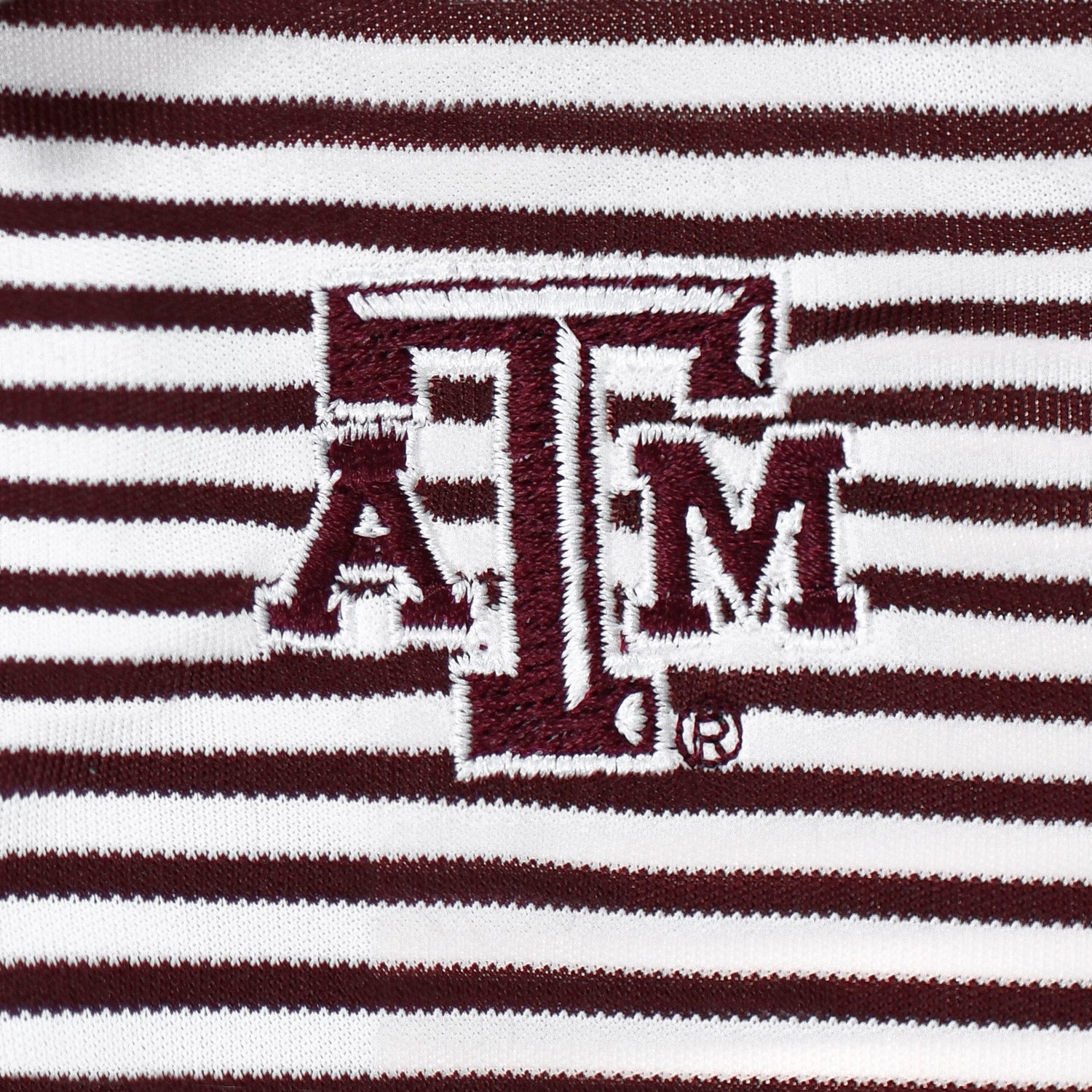 Texas A&M Garb Youth Carson Striped Polo