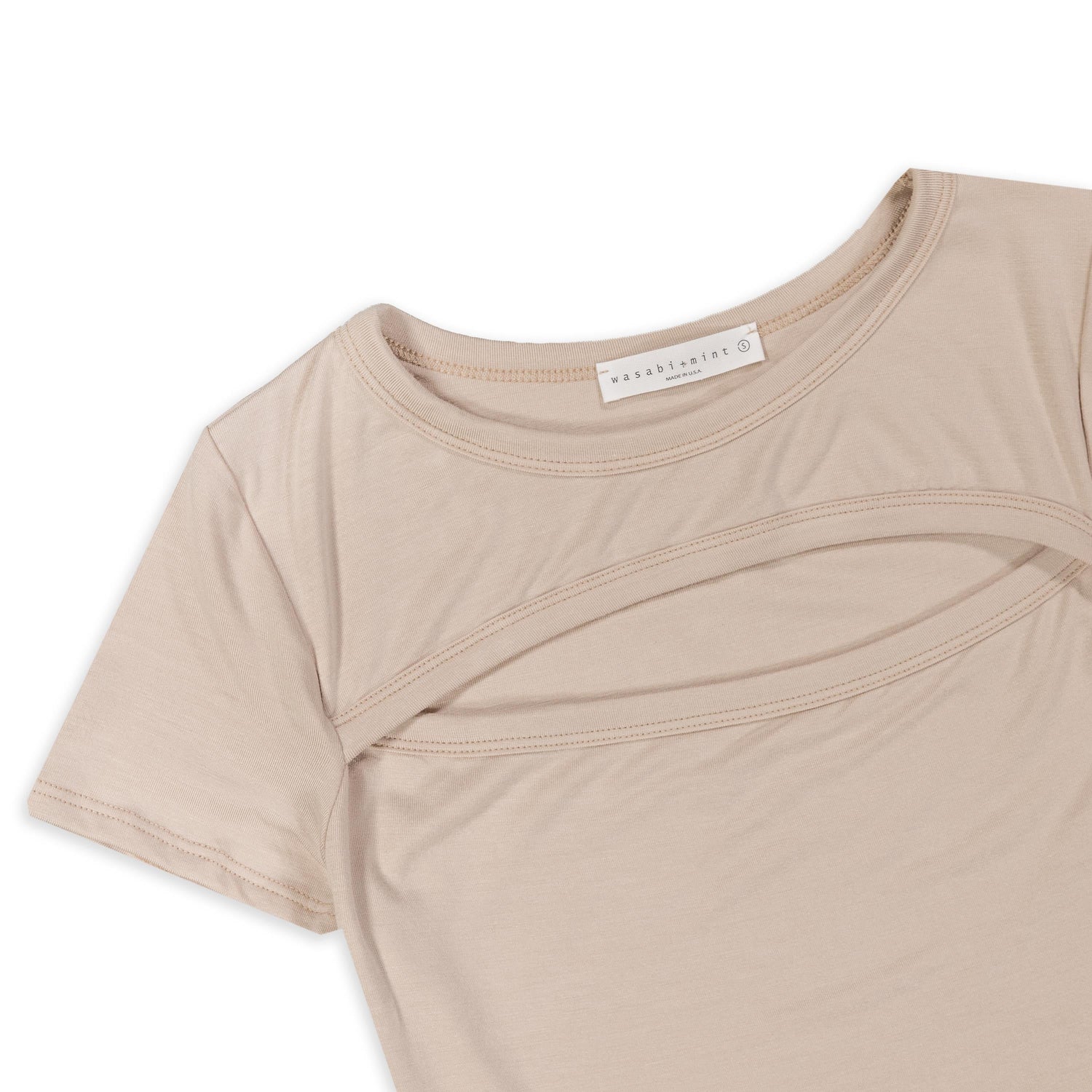 Chest Slit Layered Top