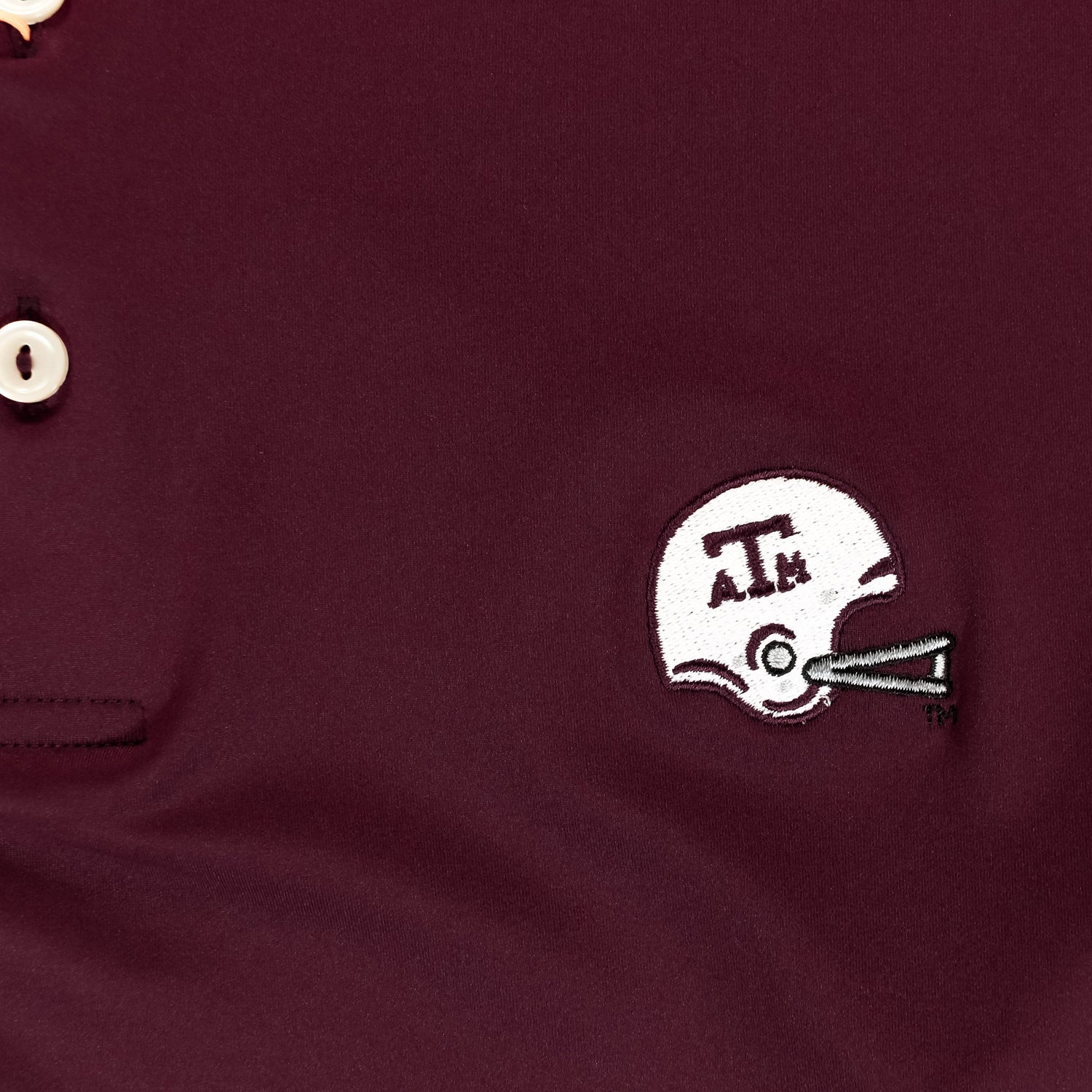 Texas A&M Peter Millar Vintage Helmet Polo
