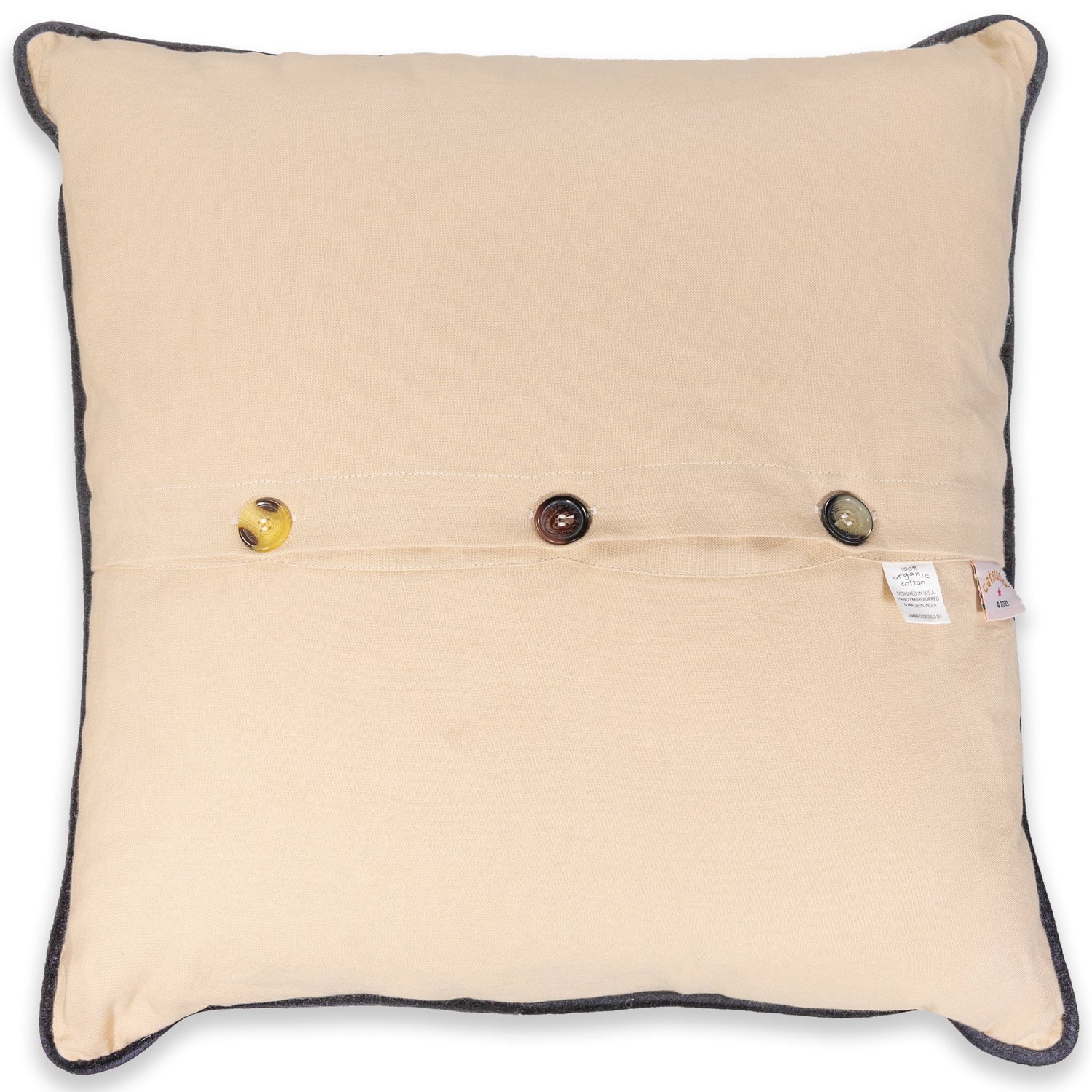 Texas CatStudio Embroidered Pillow