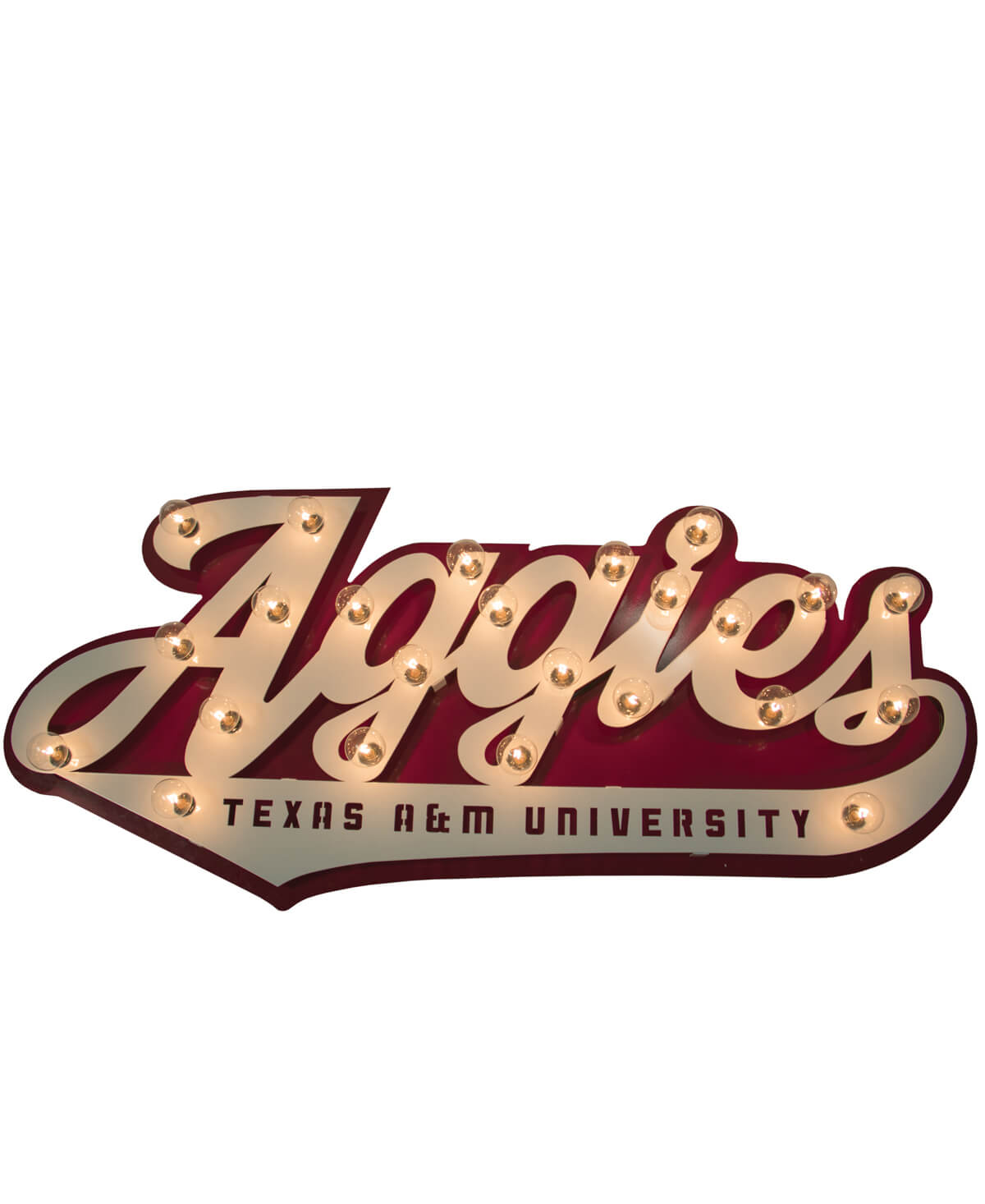 Texas A&M Aggies Lit Sign