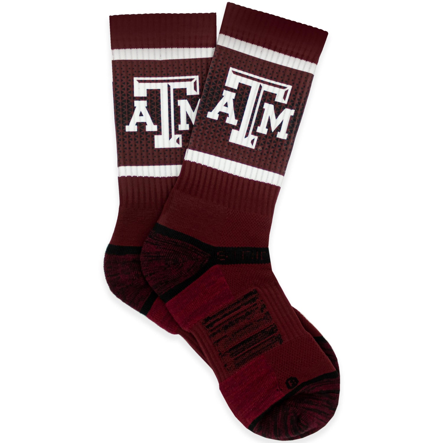 Texas A&M Beveled Logo Socks