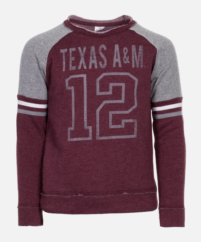 Colosseum Texas A&M Girls Double Axel Pullover