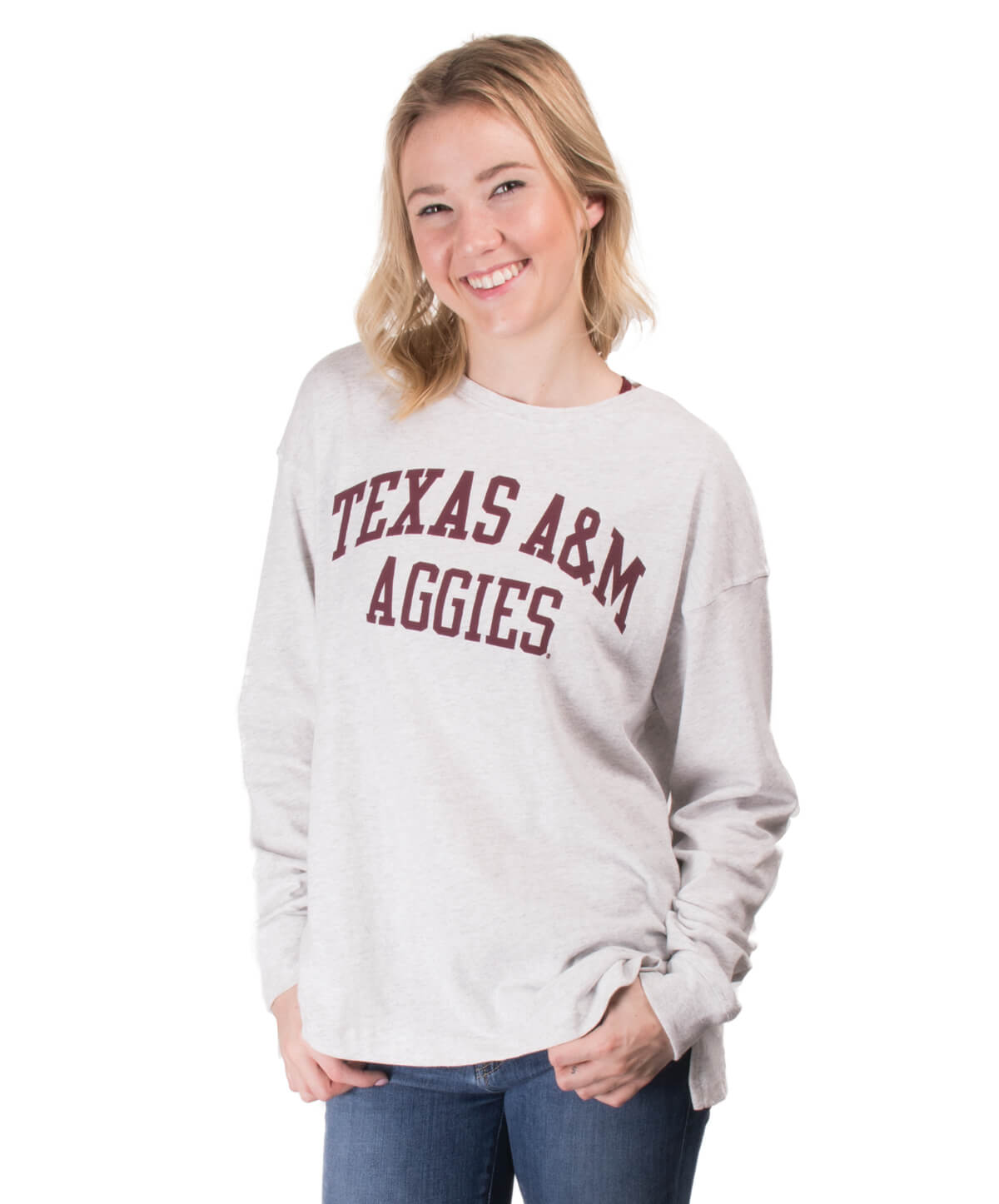 Texas A&M Women's Clothesline Cotton Long Sleeve T-Shirt