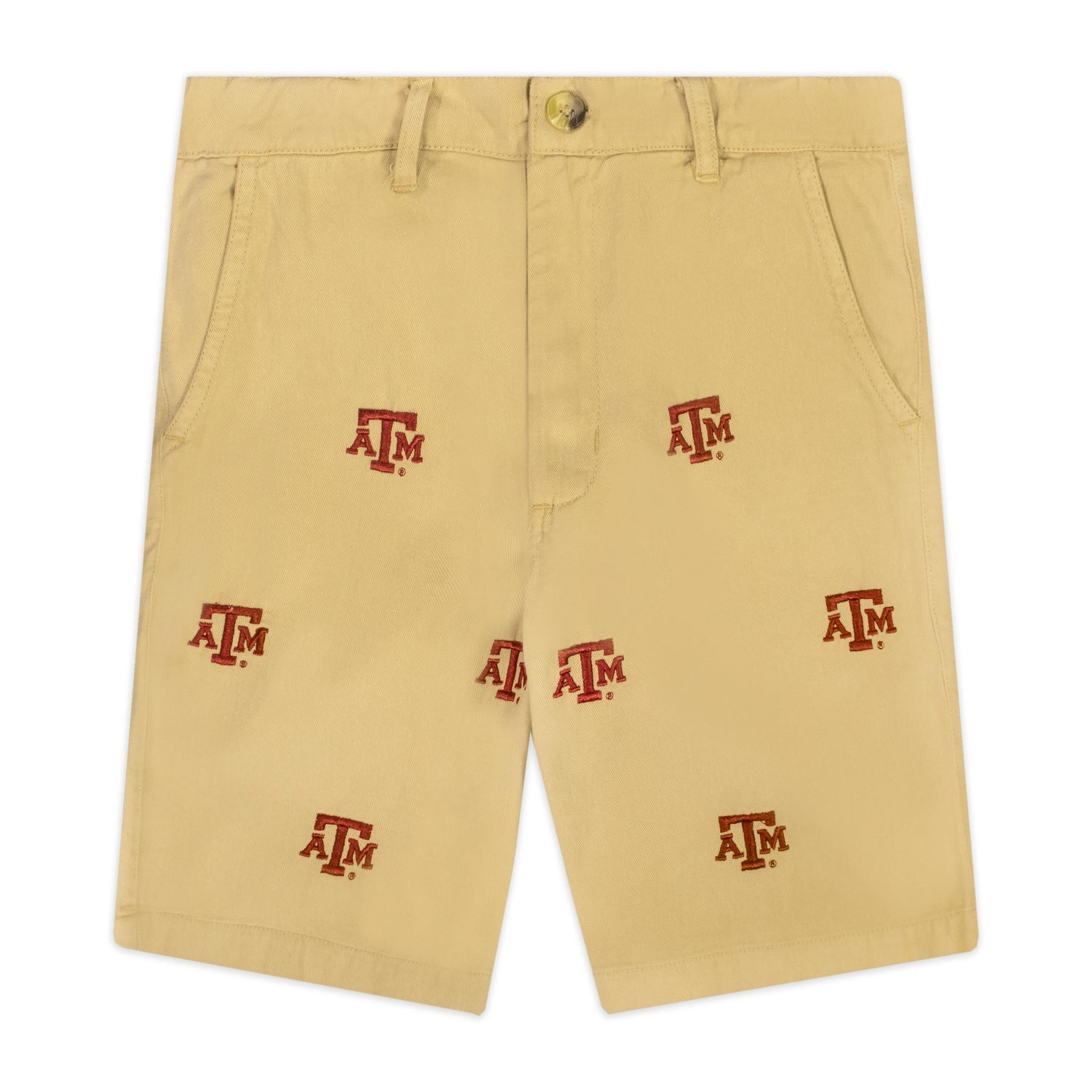 Texas A&M Wes & Willy Boys Embroidered Twill Shorts