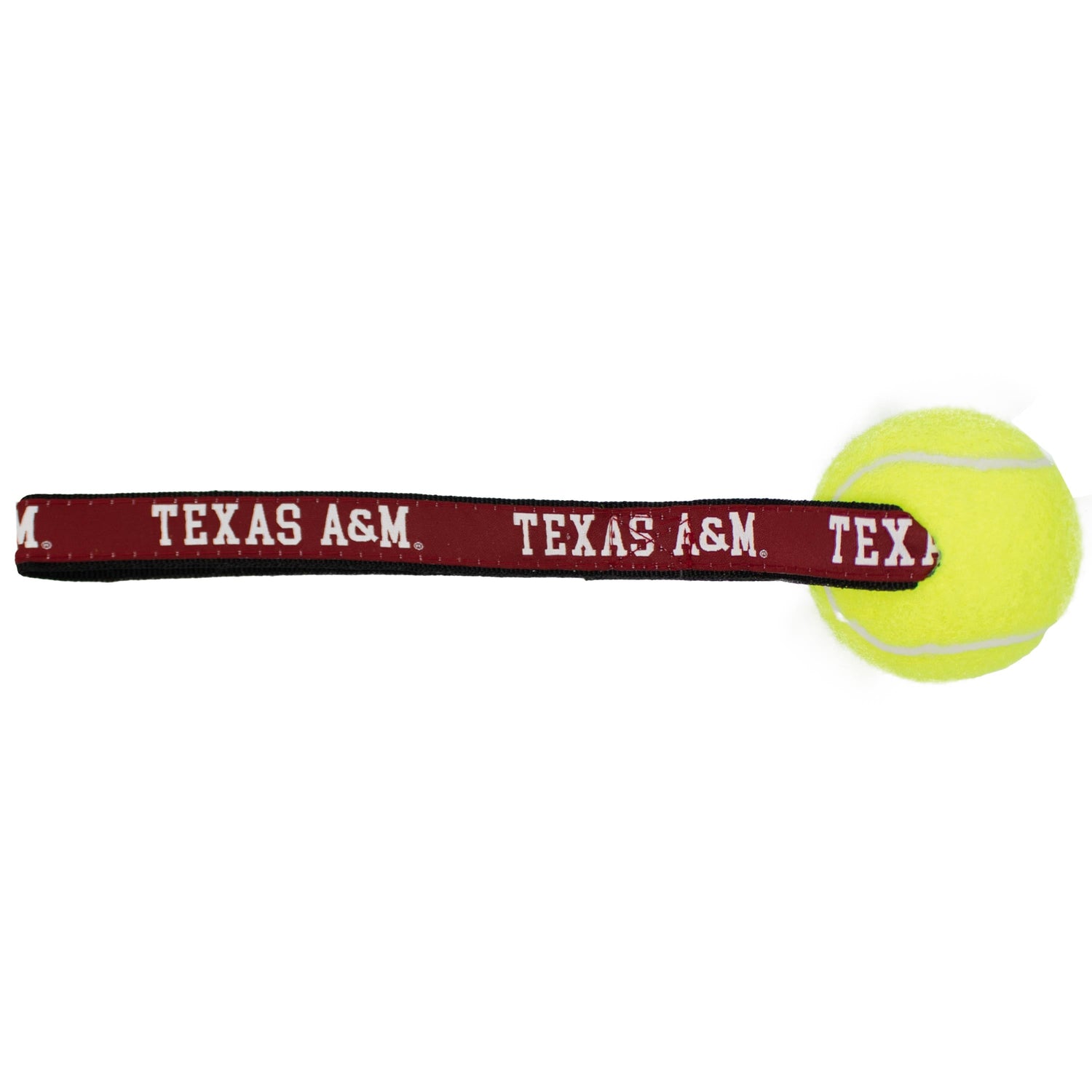Texas A&M Woven Tennis Ball Toss Toy