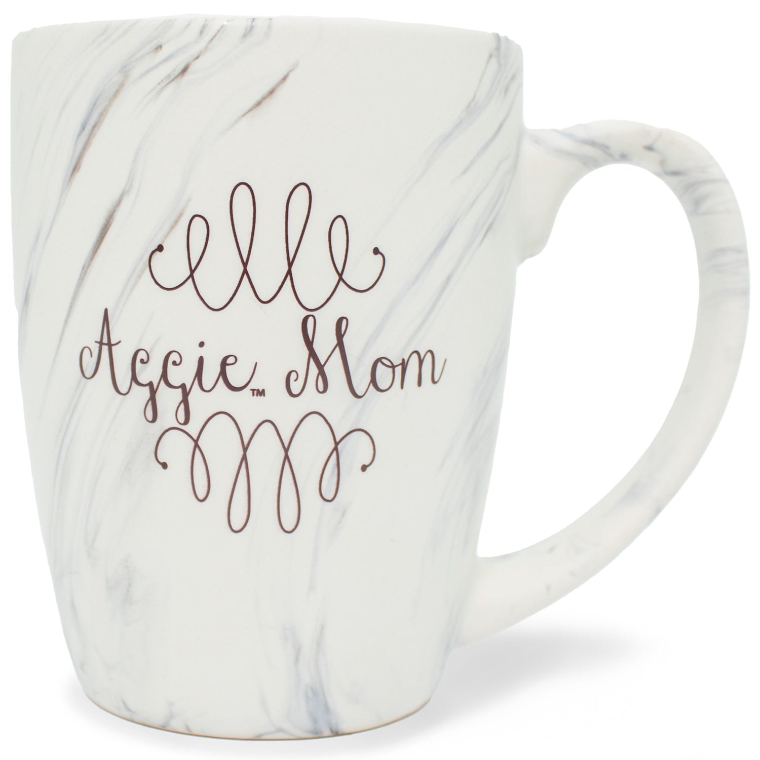 Aggie Mom CarrarA&Marble 12oz Mug