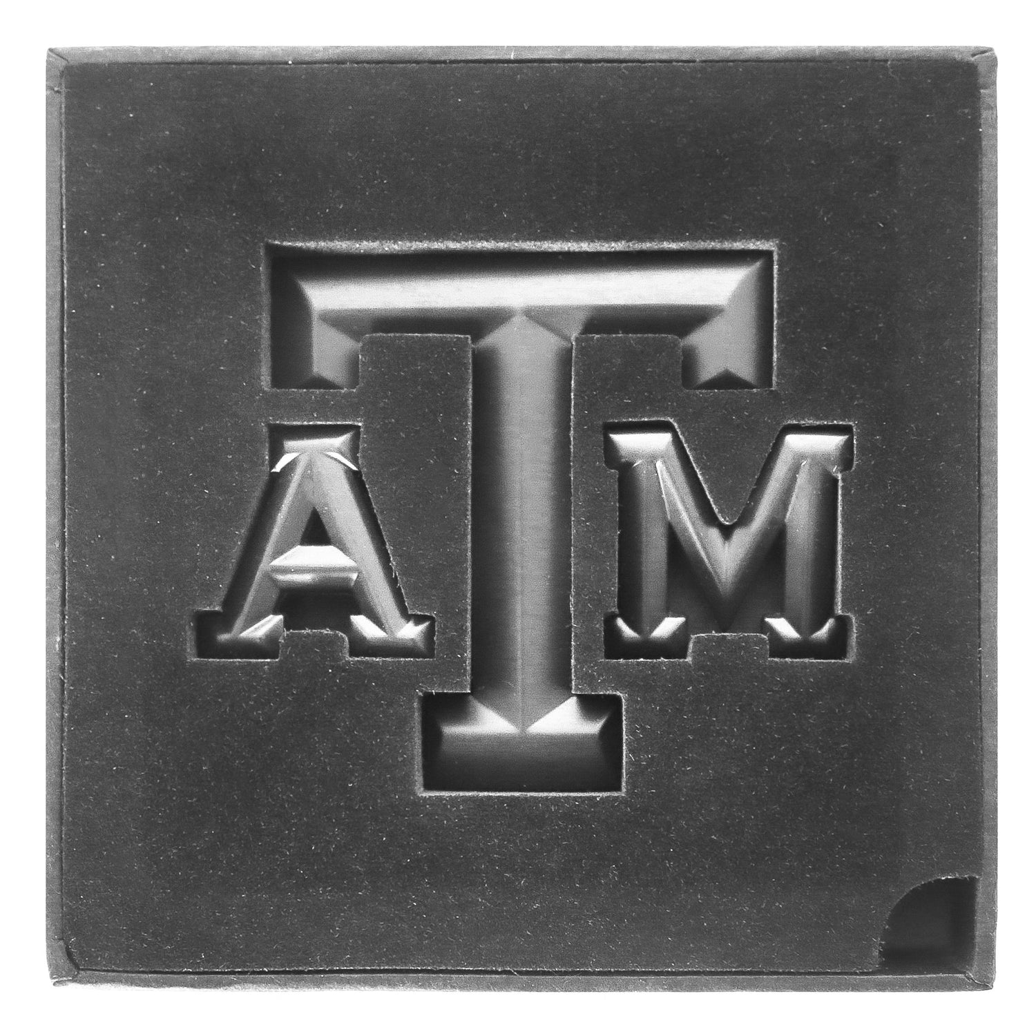 Texas A&M Three Piece Silver Matte Emblem