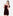 Overlap Maroon Velvet Dress