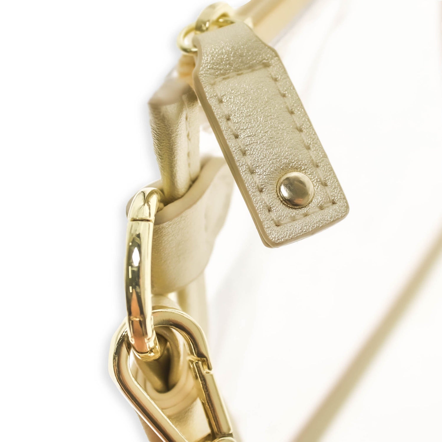 Gold Clear Wristlet