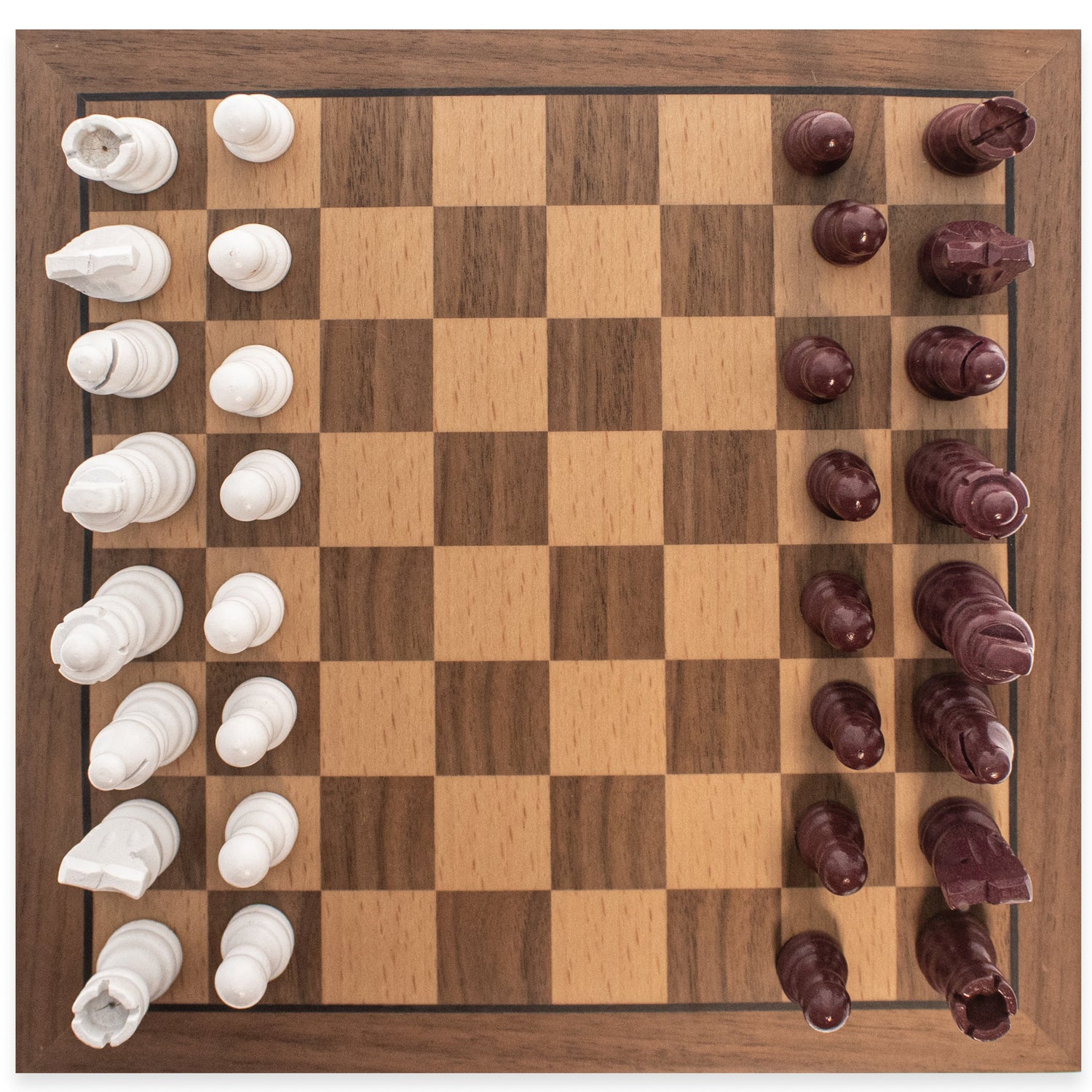 Maroon Rivalry Magnetic Chess Set