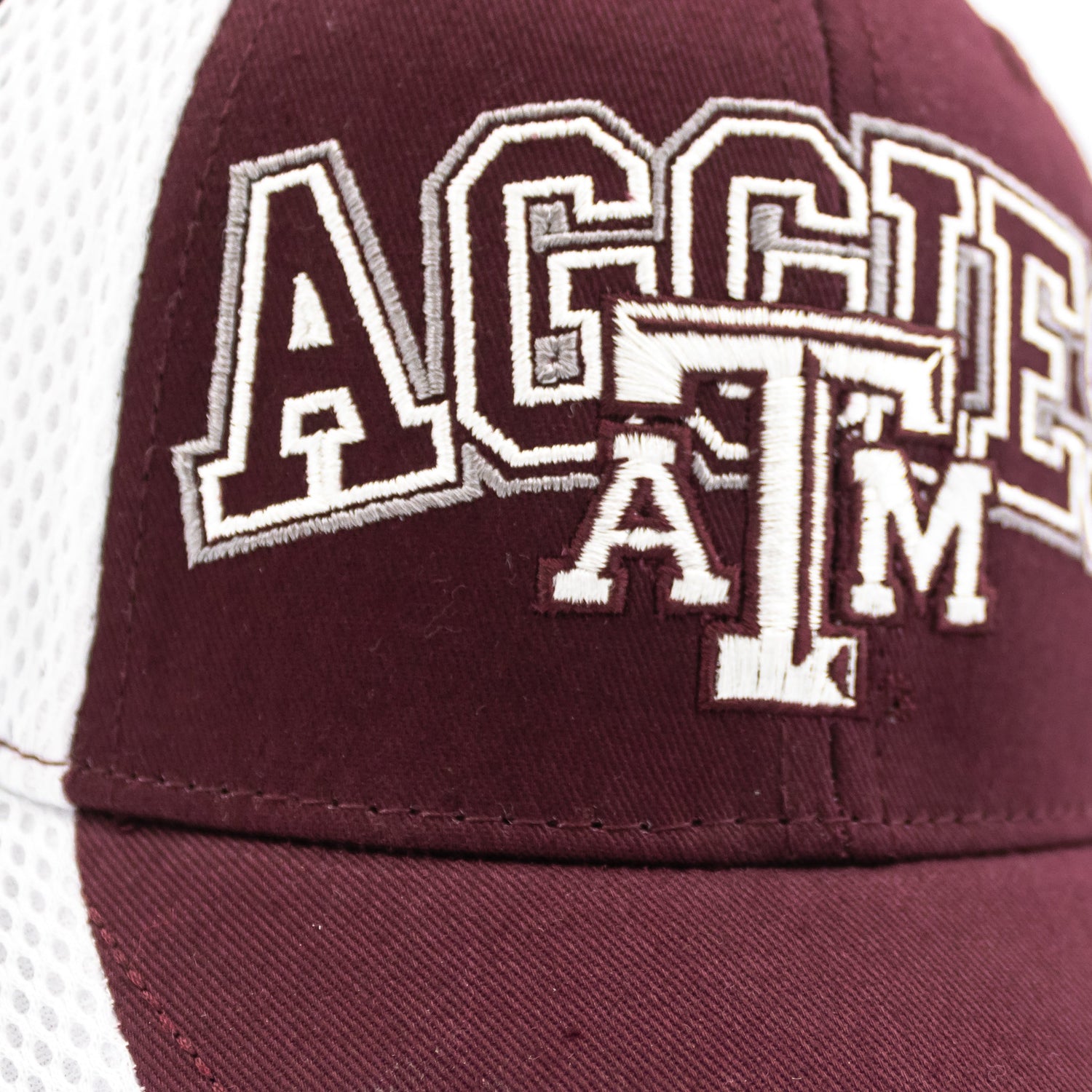 Texas A&M Aggies White Line Hat