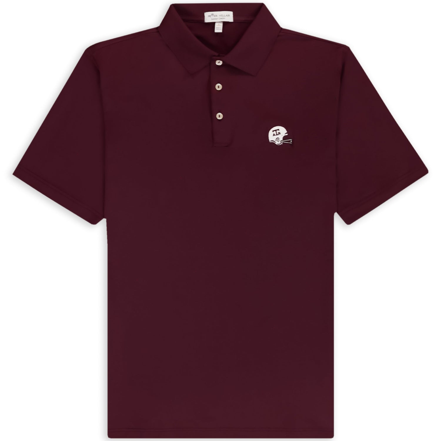 Texas A&M Peter Millar Vintage Helmet Polo