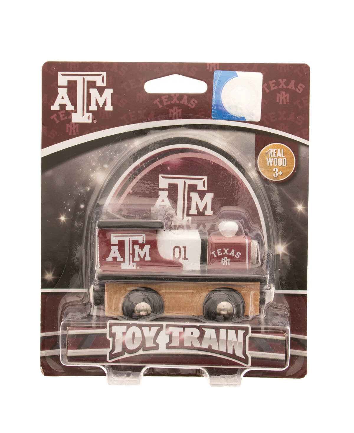 Texas A&M Wood Toy Train Box Car