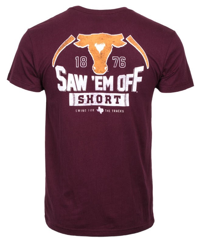 Saw Em Off Short Baseball T-Shirt