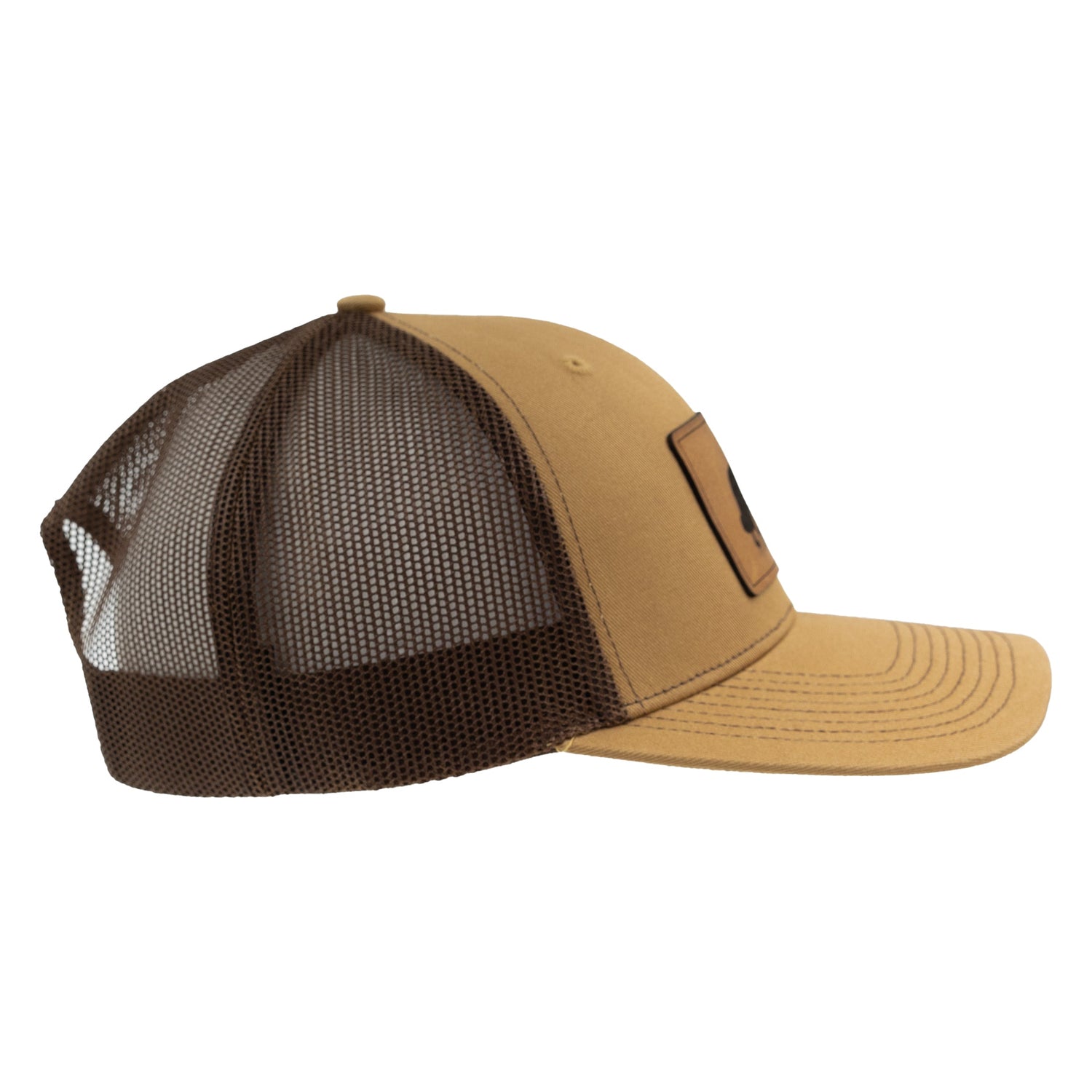 Texas A&M Reveille Leather Patch Hat