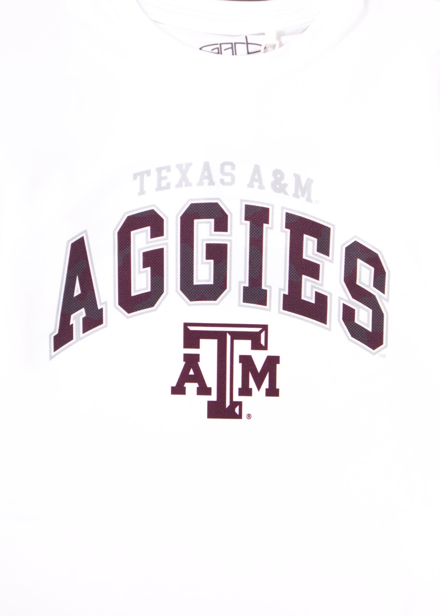 Texas A&M Aggies Jessie Long Sleeve White Performance Toddler Shirt