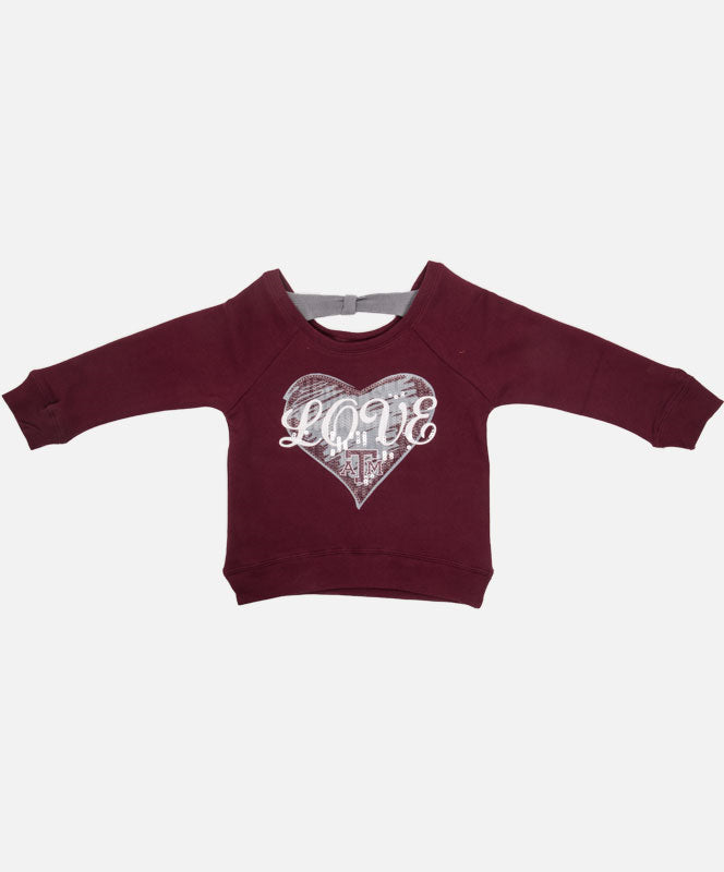 Colosseum Texas A&M Toddler Love Fleece