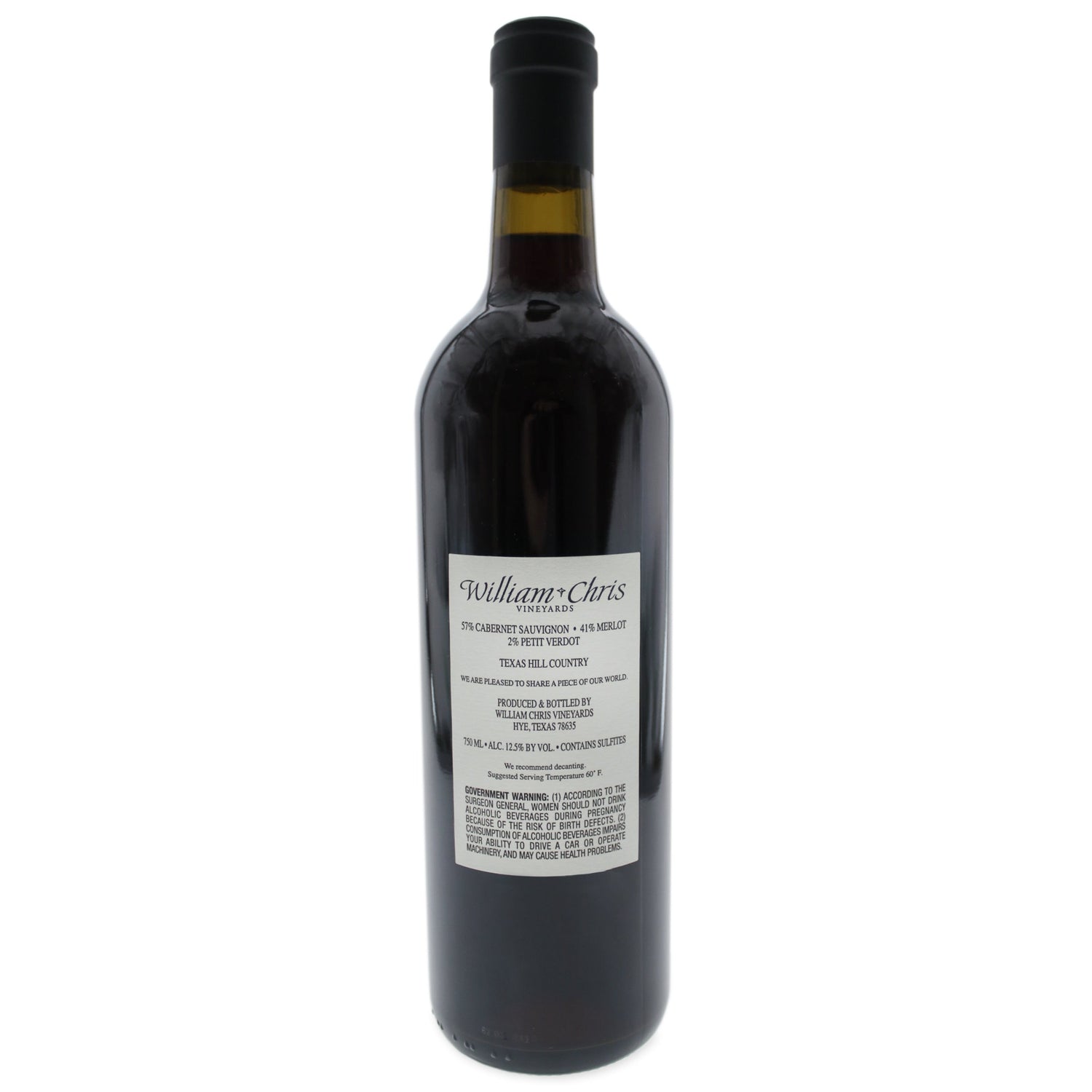 IN STORE PICKUP OR LOCAL DELIVERY ONLY: William Chris Enchanté Red Wine