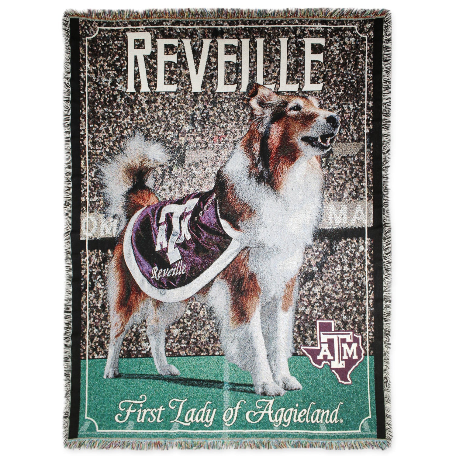Texas A&M Reveille First Lady Of Aggieland Woven Throw