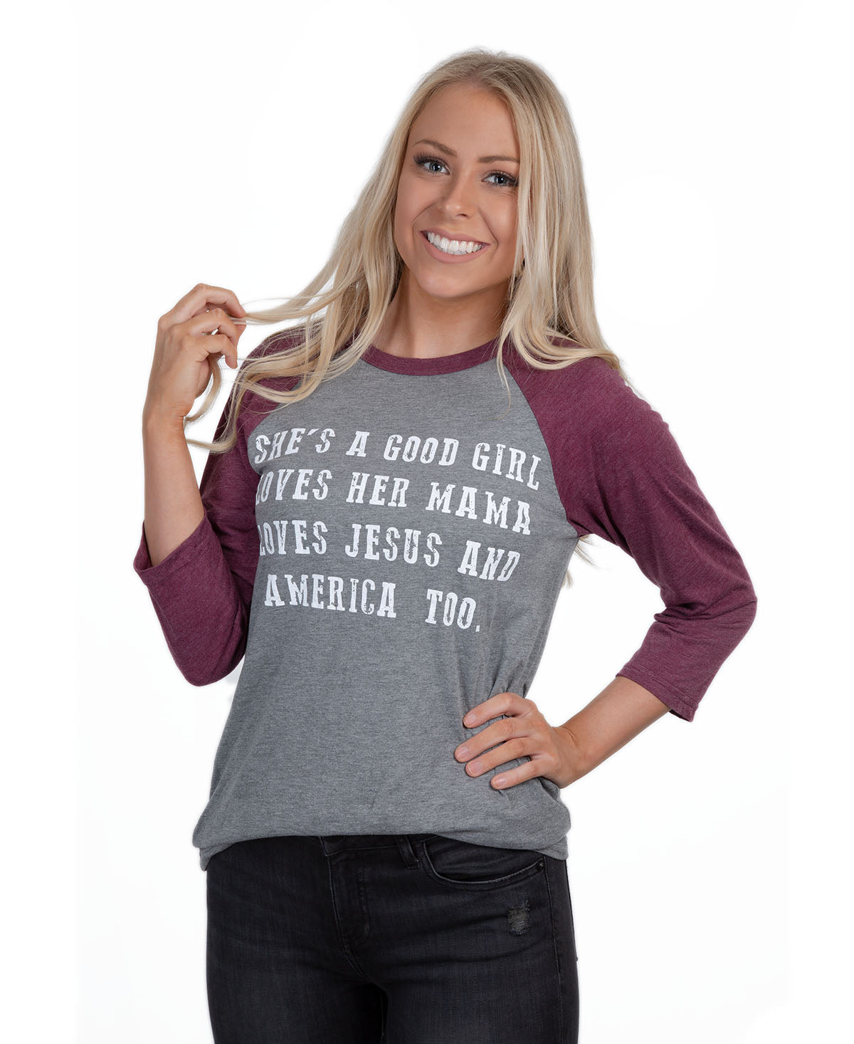 Charlie Southern Good Girl Raglan