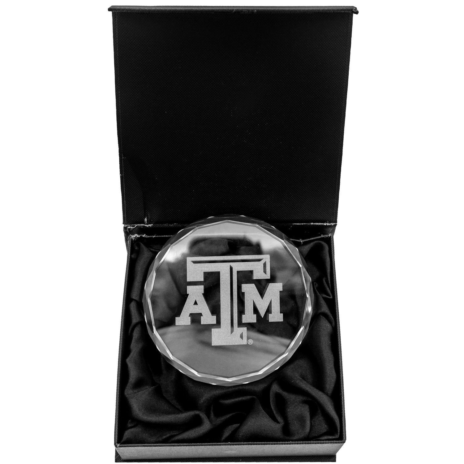 Texas A M Aggie Crystal Paperweight