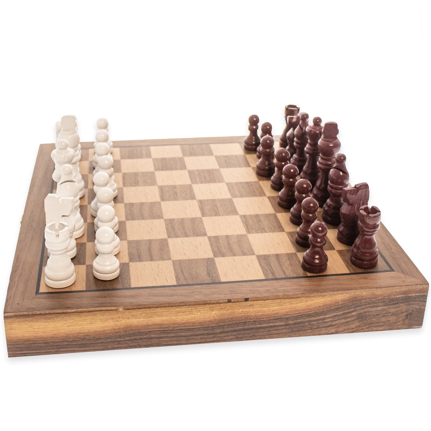 Maroon Rivalry Magnetic Chess Set