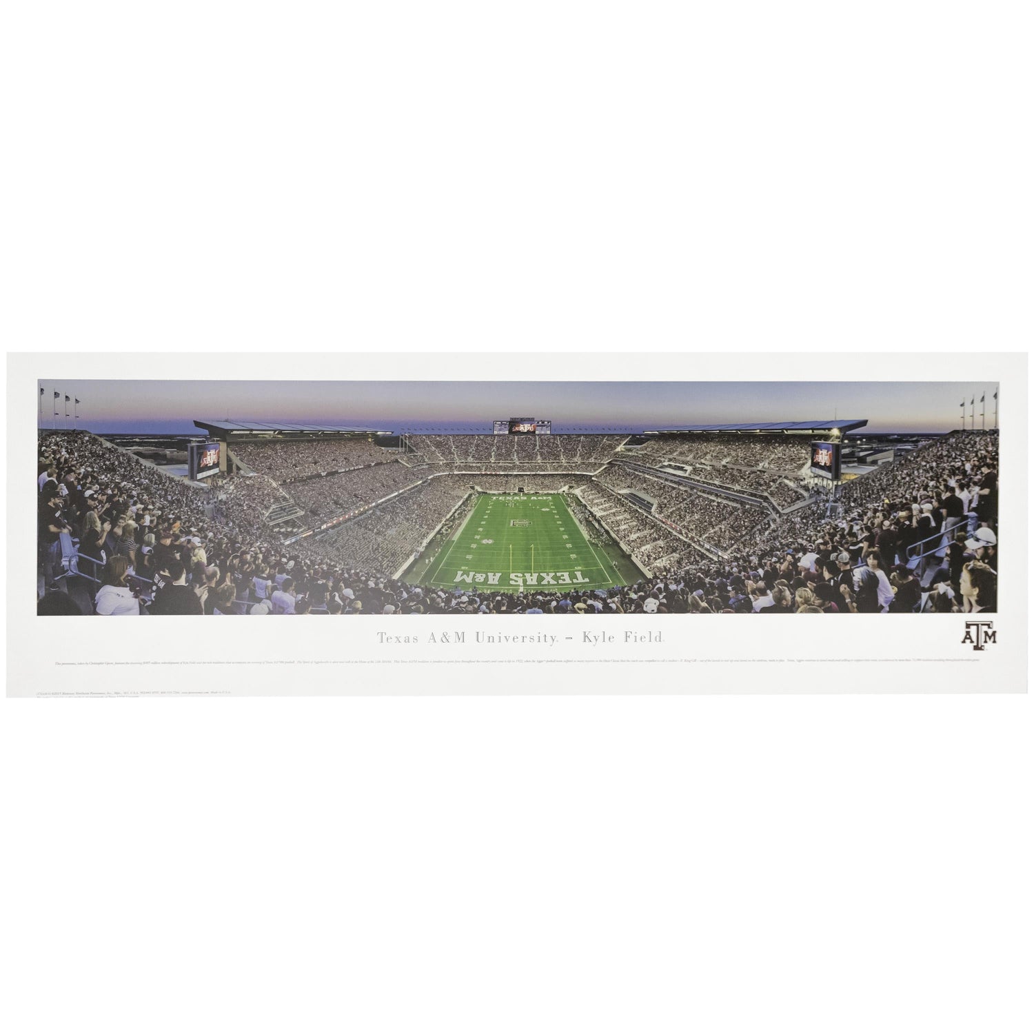 Texas A&M Kyle Field Unframed Panorama