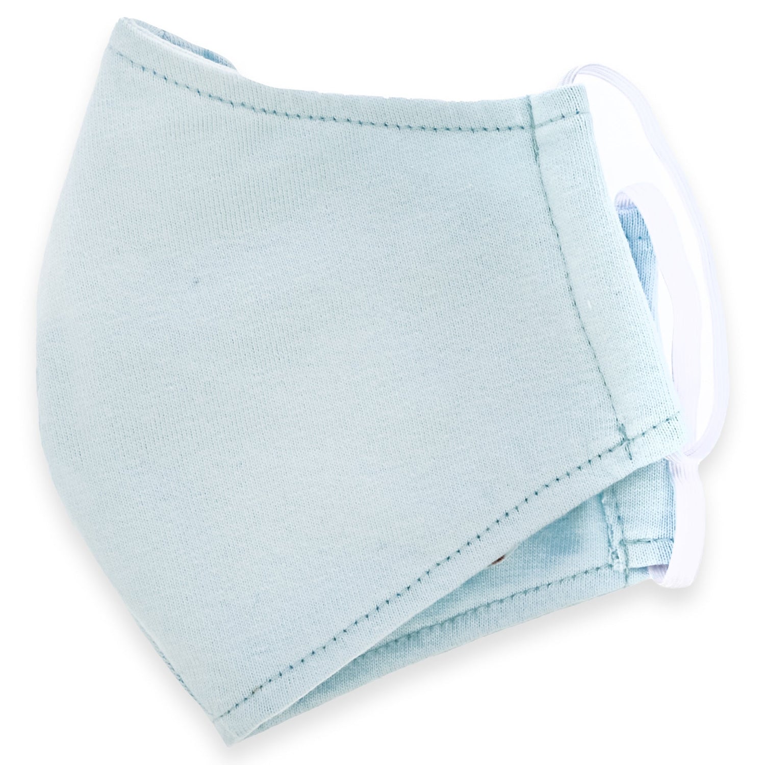 Sky Blue Embroidered Texas Mask