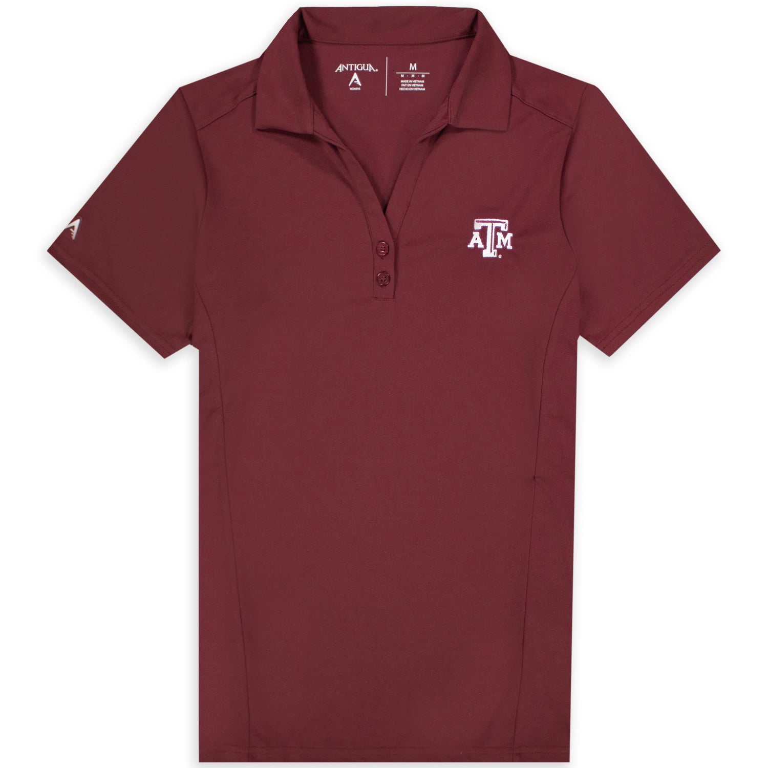 Maroon Texas A&M Antigua Womens Polo