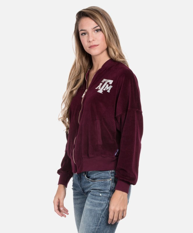Texas A&M Velour Jacket XXL