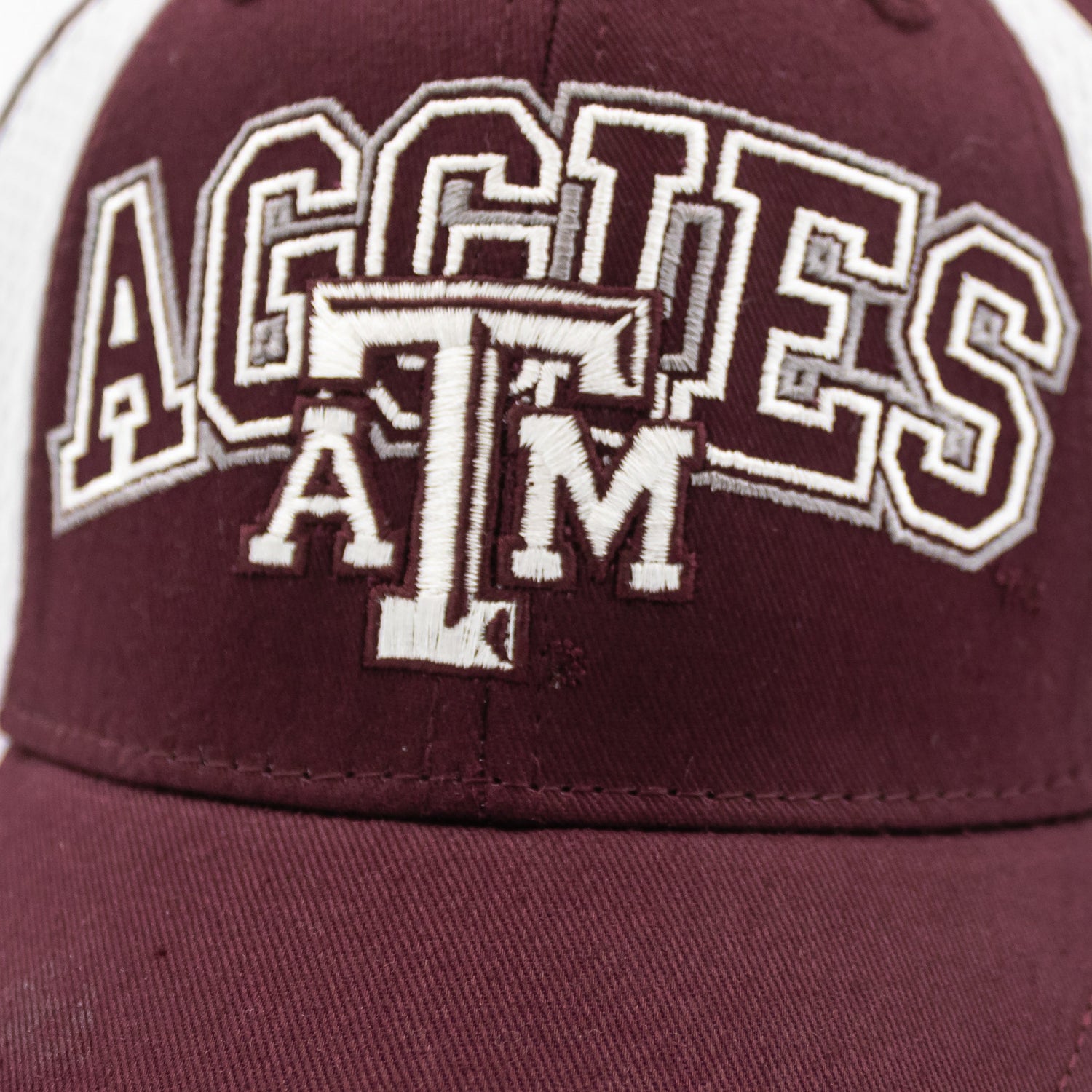 Texas A&M Aggies White Line Hat