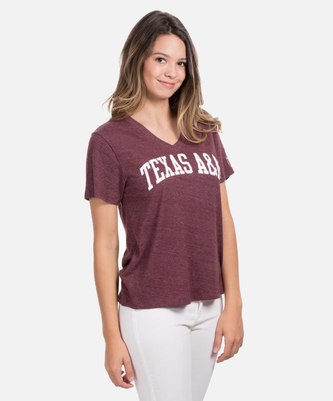 League Texas A&M Arched Boyfriend Tee