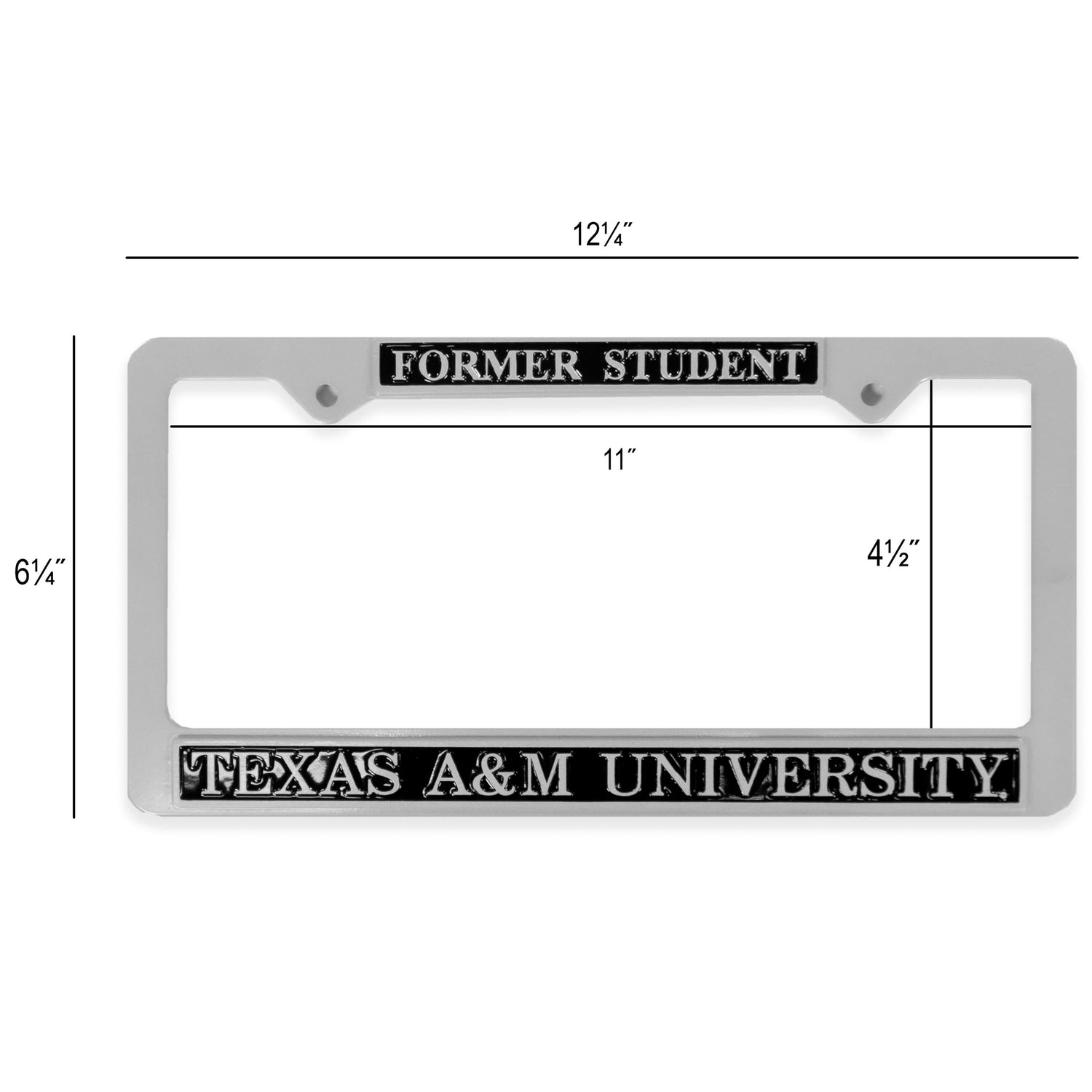 Texas A&M Former Student License Plate Frame