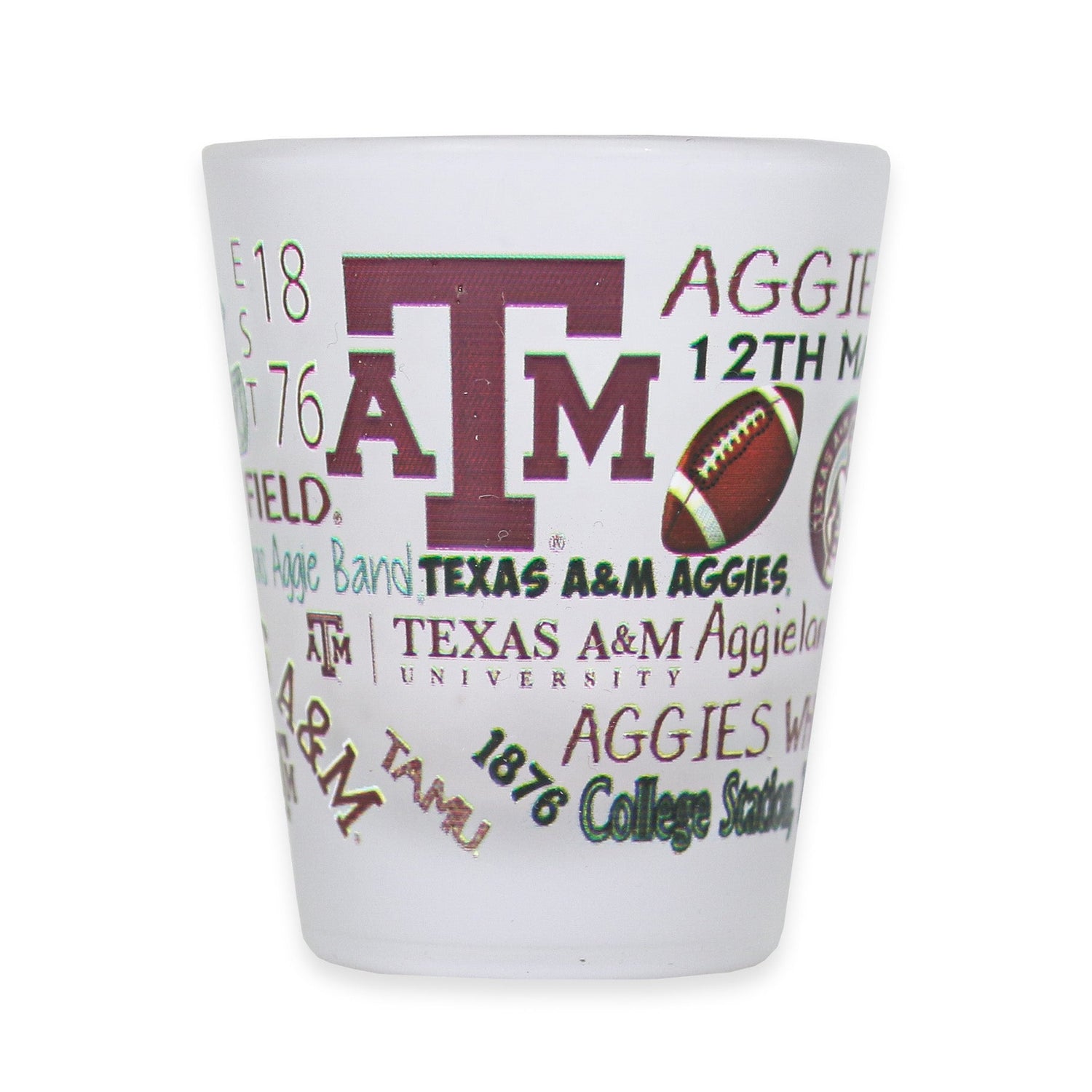 Texas A&M Aggies Frosted Shot Glass