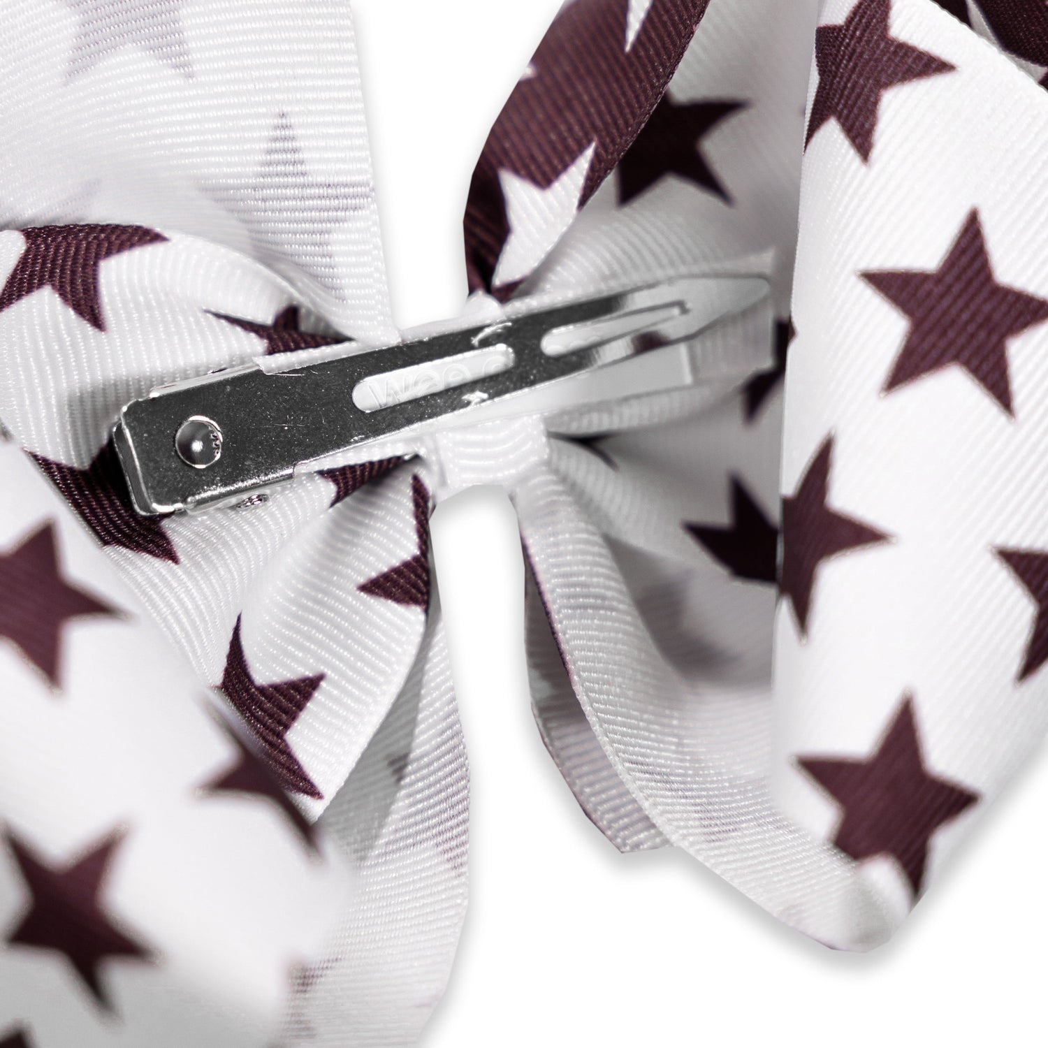 Texas A&M King Maroon And White Star Bow