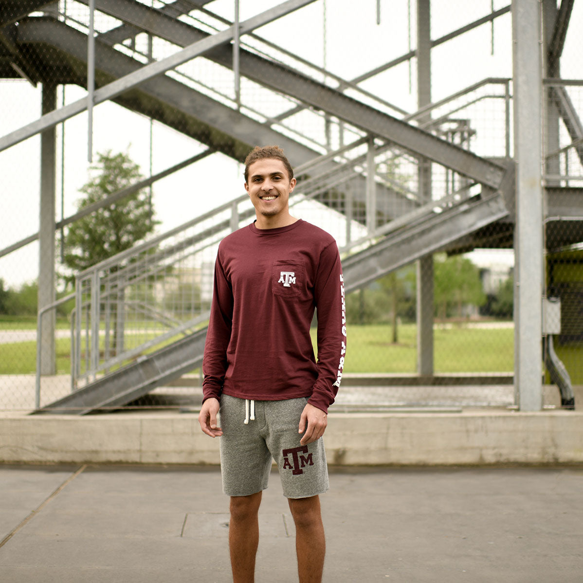 Texas A&M League Fleece-Lined Jogger Shorts