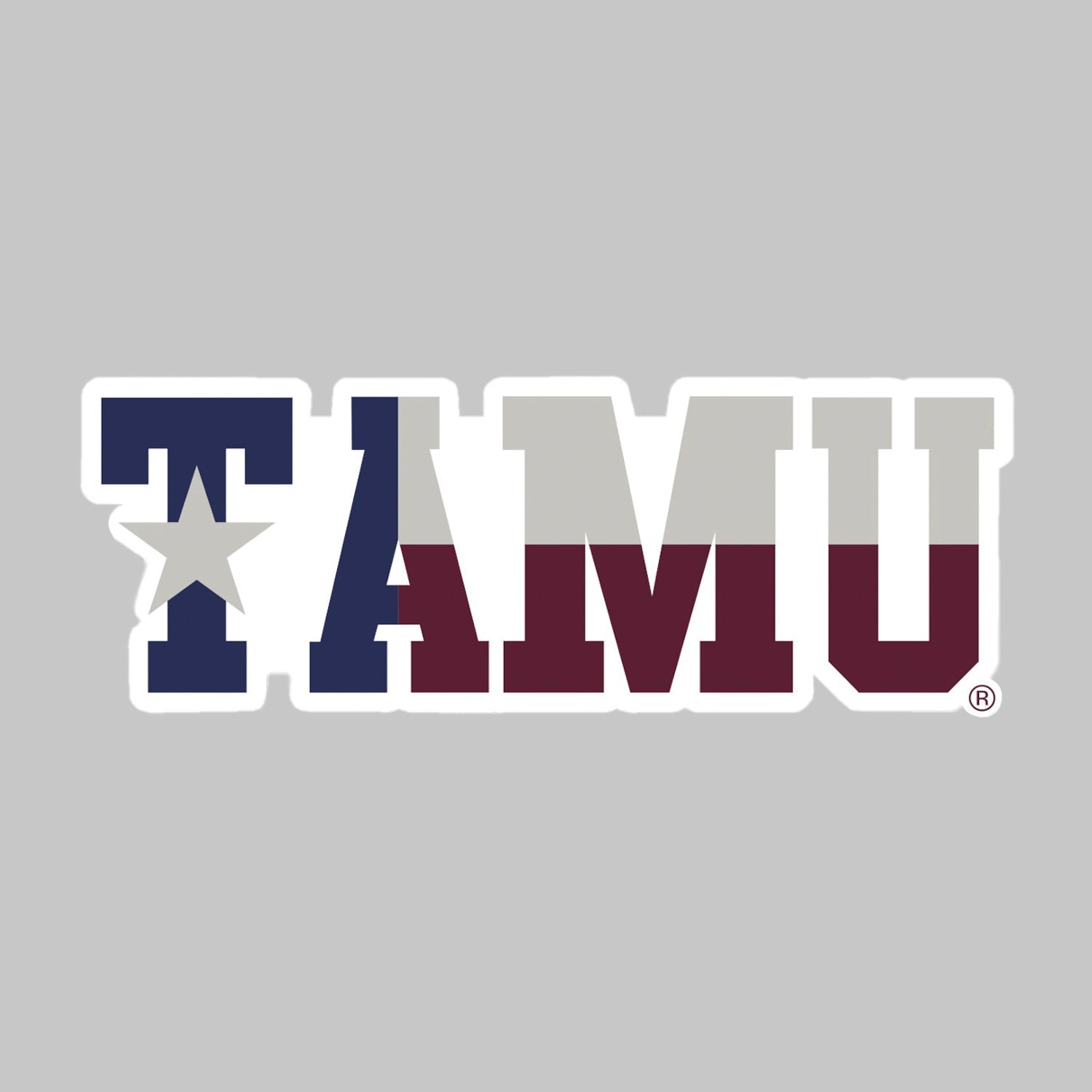 Texas A&M Tamu Flag Dizzler Sticker