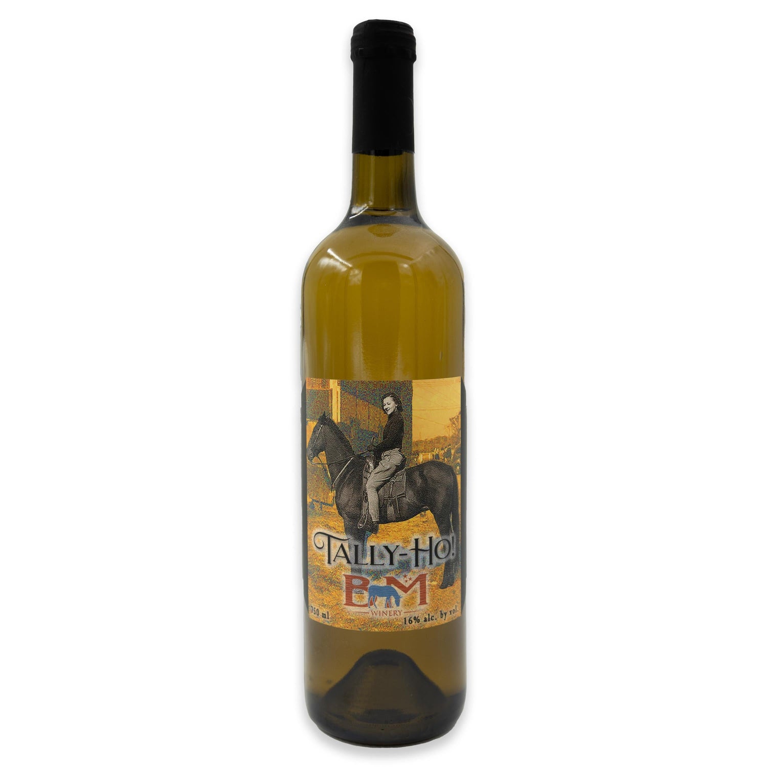 In Store Pickup Or Local Delivery Only: Blue Mule Winery Tally Ho Blanc Du Bois White Wine
