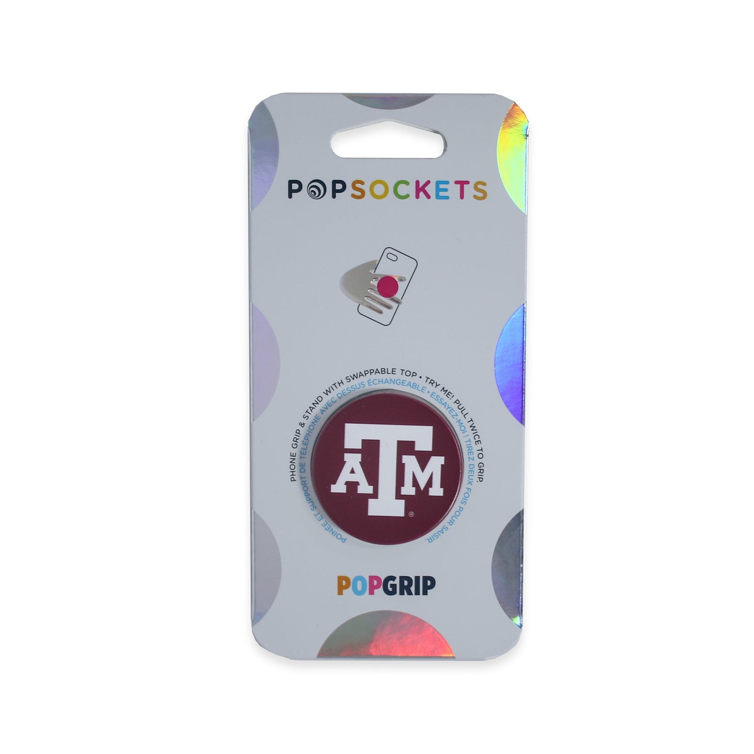 Texas A&M Chiseled Logo Pop Socket