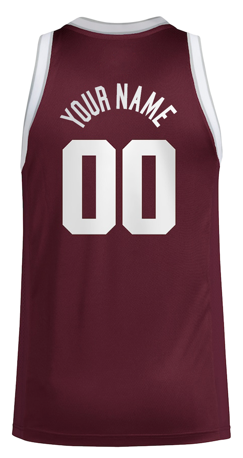 Texas A&M Adidas CUSTOM Basketball Jersey