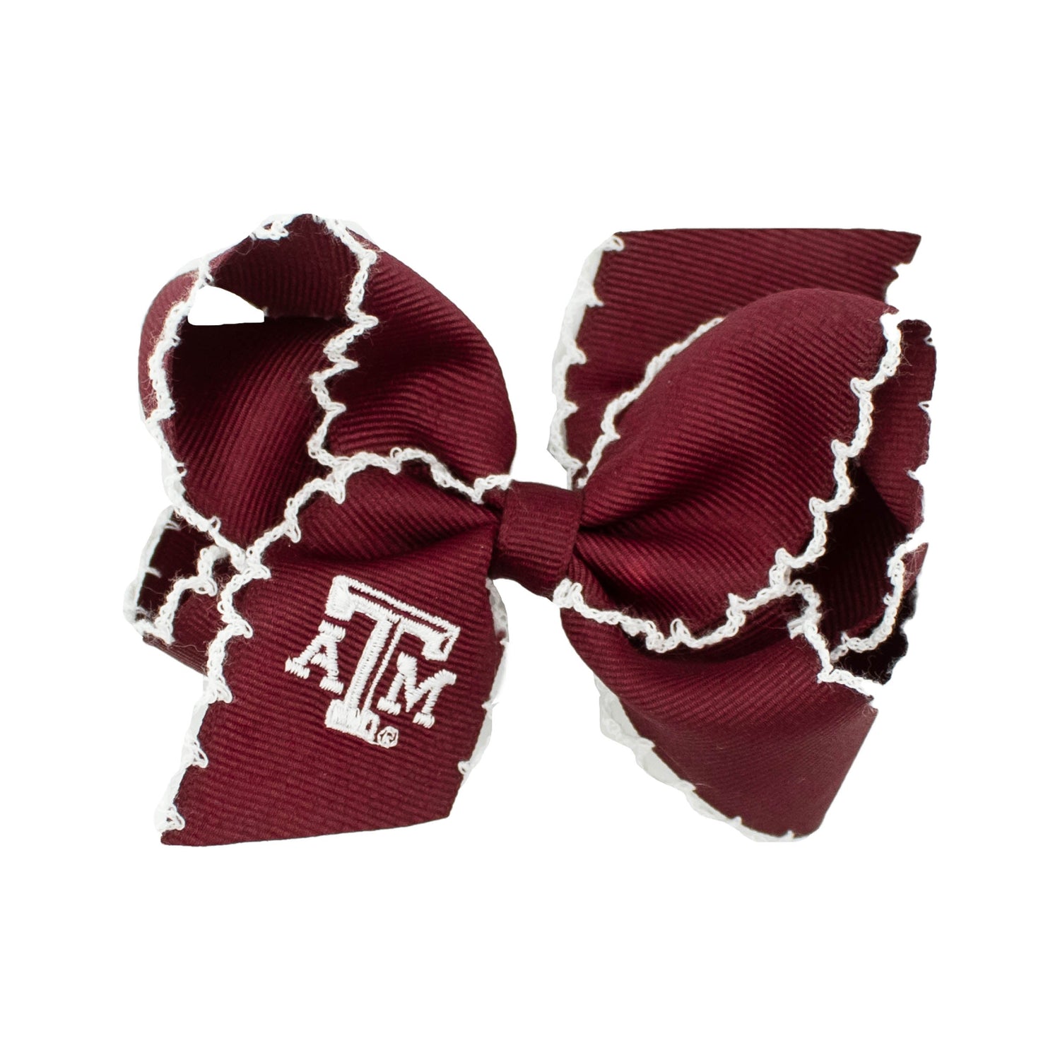 Texas A&M Embroidered Medium Bow