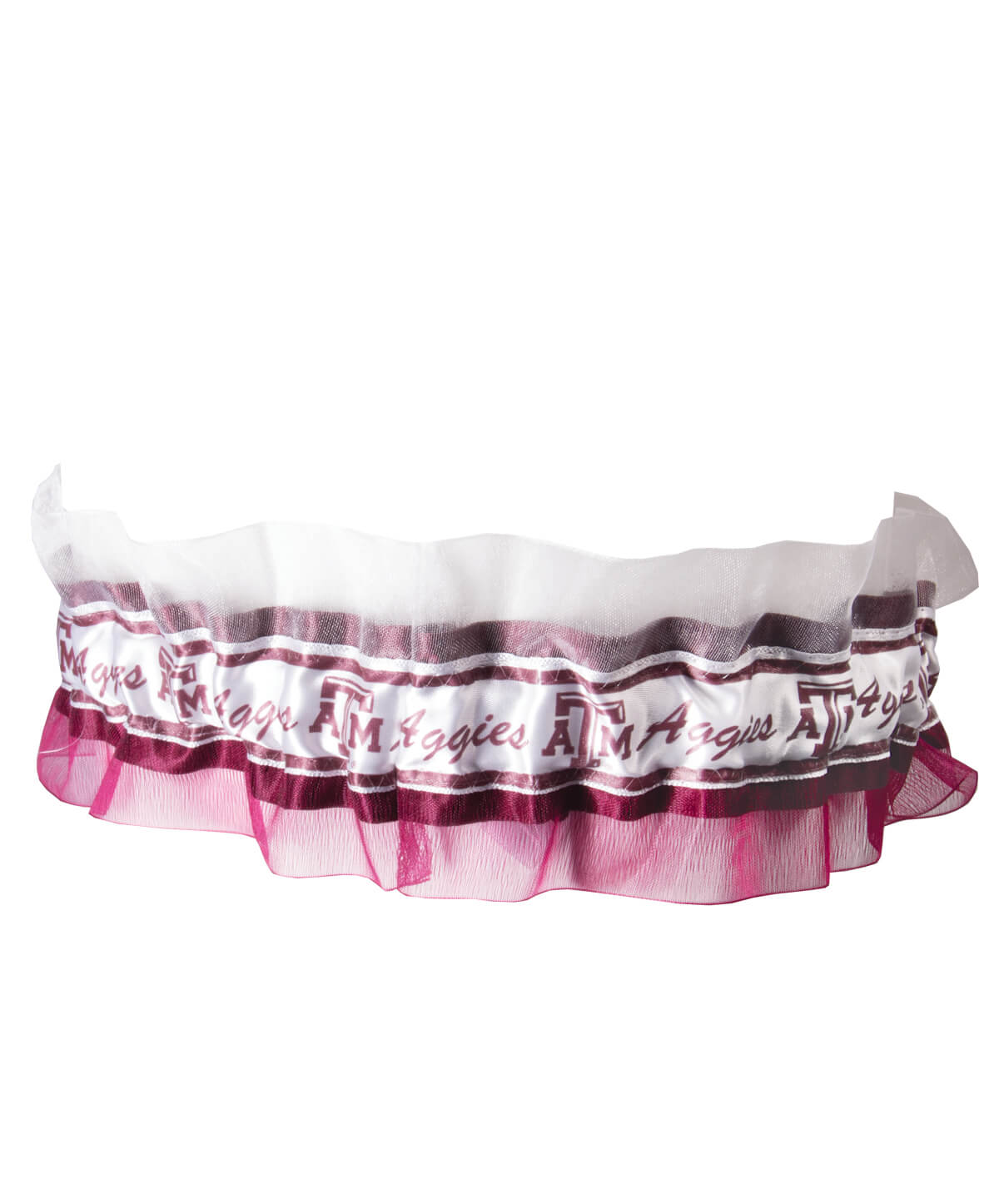 Texas A&M Aggies Double Organza Garter